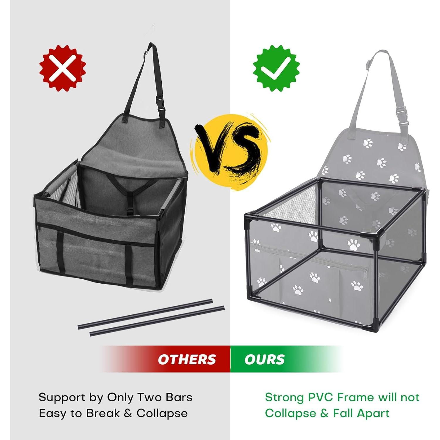 Asiento elevador para perros Siyan hasta 5 kg con malla