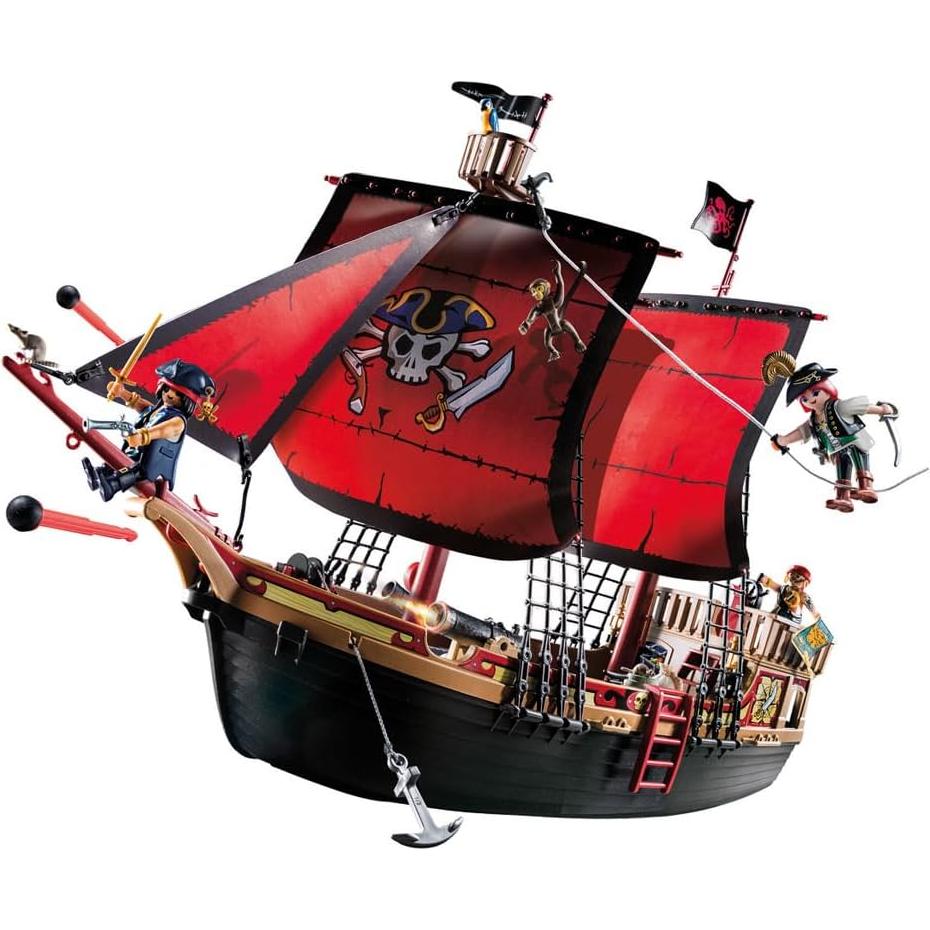 Playmobil Barco Pirata Grande Flotante con Cañones