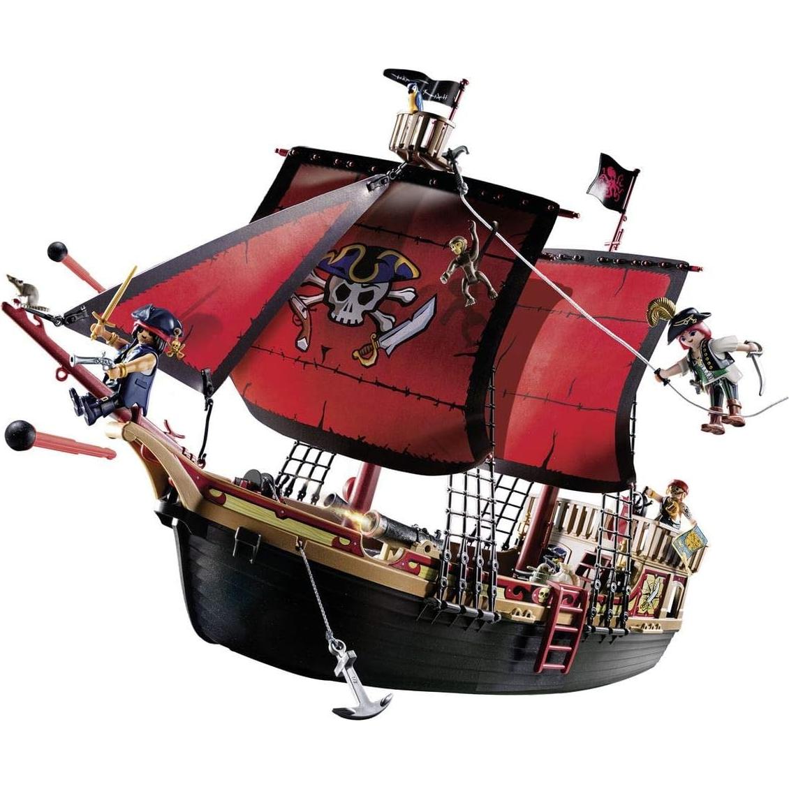 Playmobil Barco Pirata Grande Flotante con Cañones