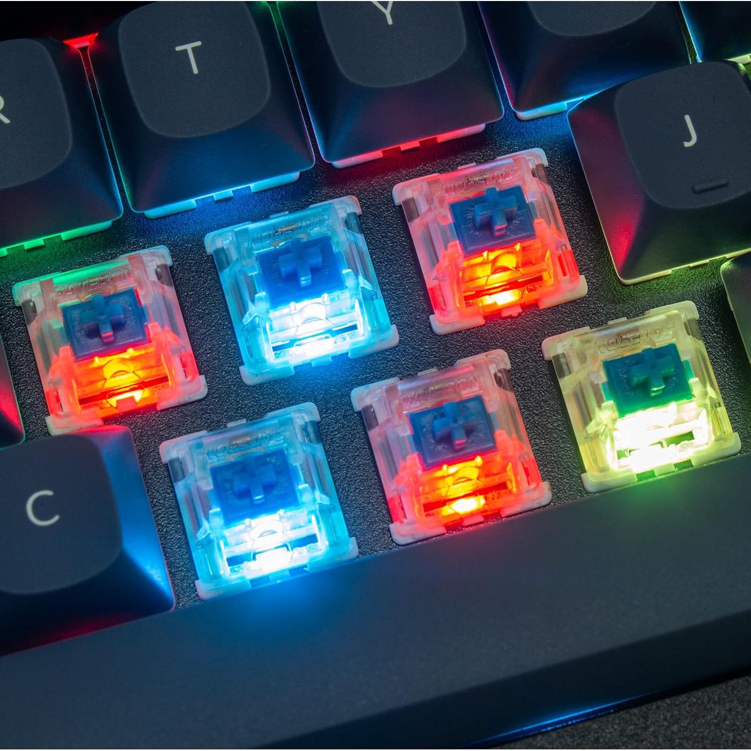 Teclado Mecánico Keychron Q7 70% Personalizable Aluminio Negro