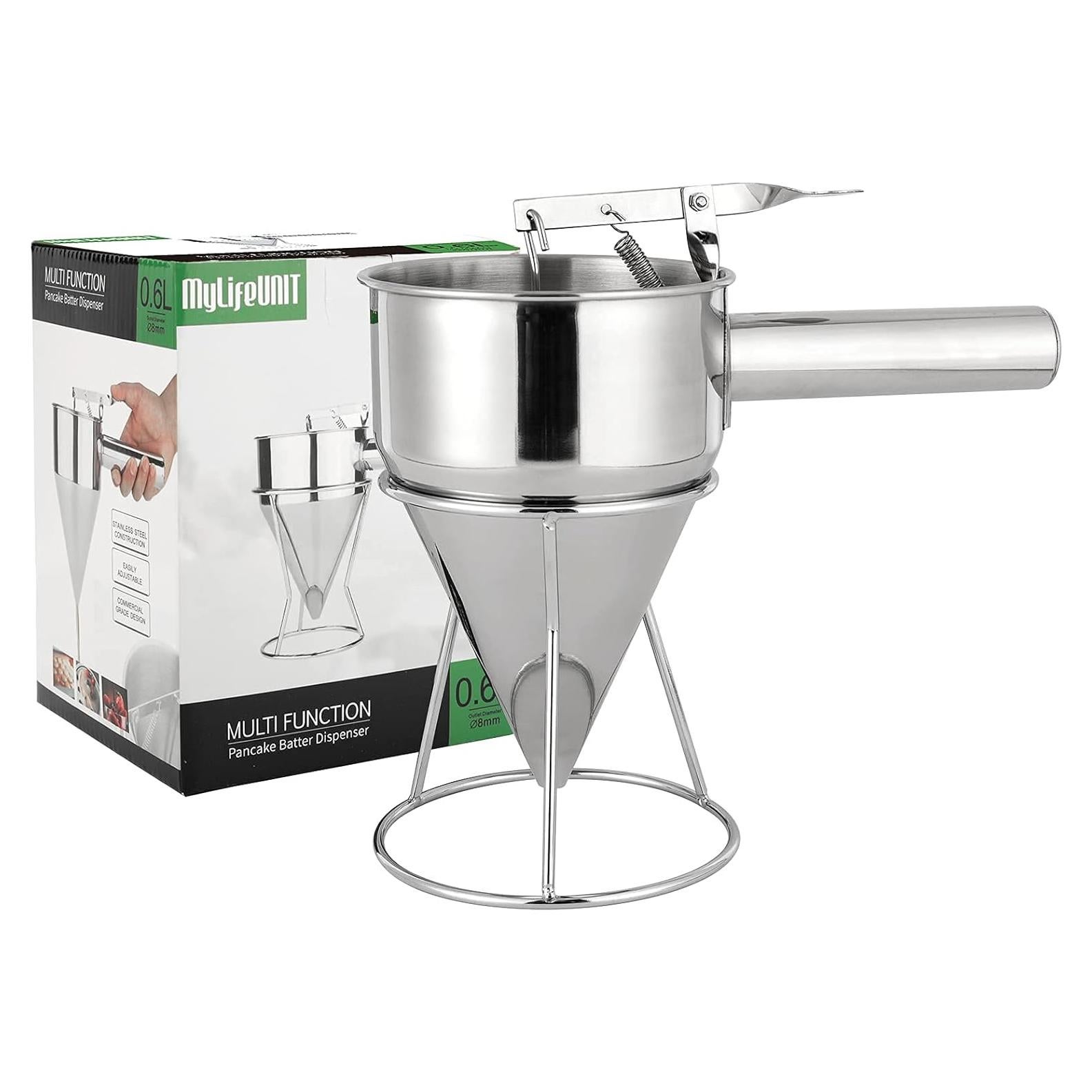 Dispensador de Masa MyLifeUNIT Acero Inoxidable 600ml