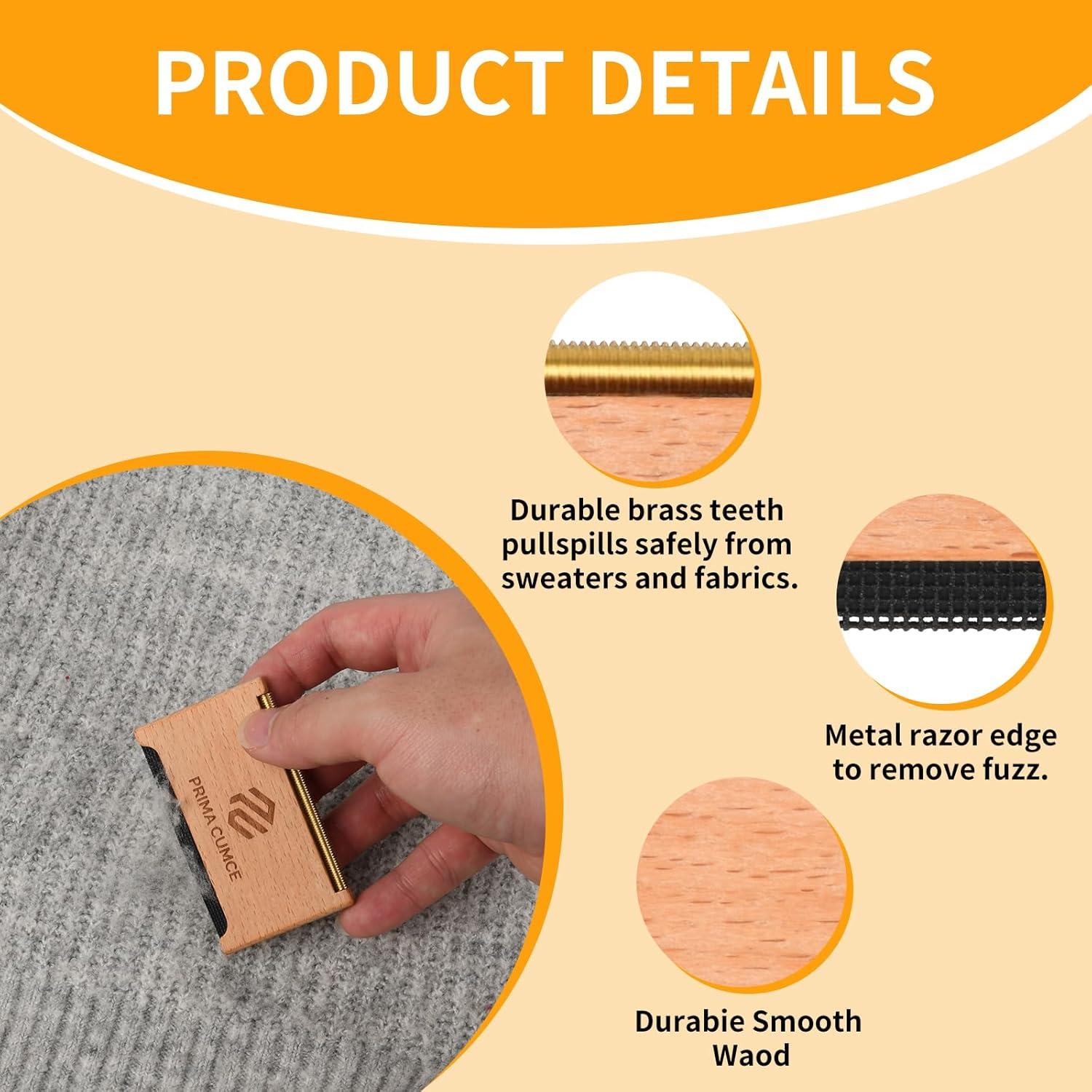 Peine de Cachemira Prima Cumce CZ-02 para Ropa Delicada