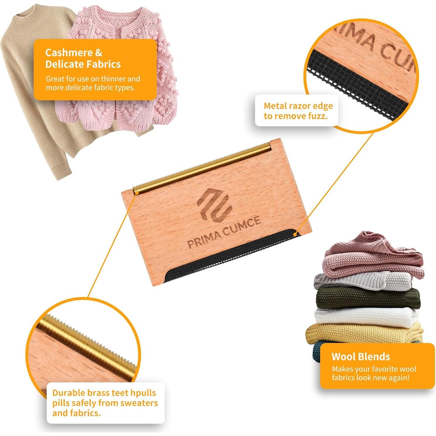 Peine de Cachemira Prima Cumce CZ-02 para Ropa Delicada