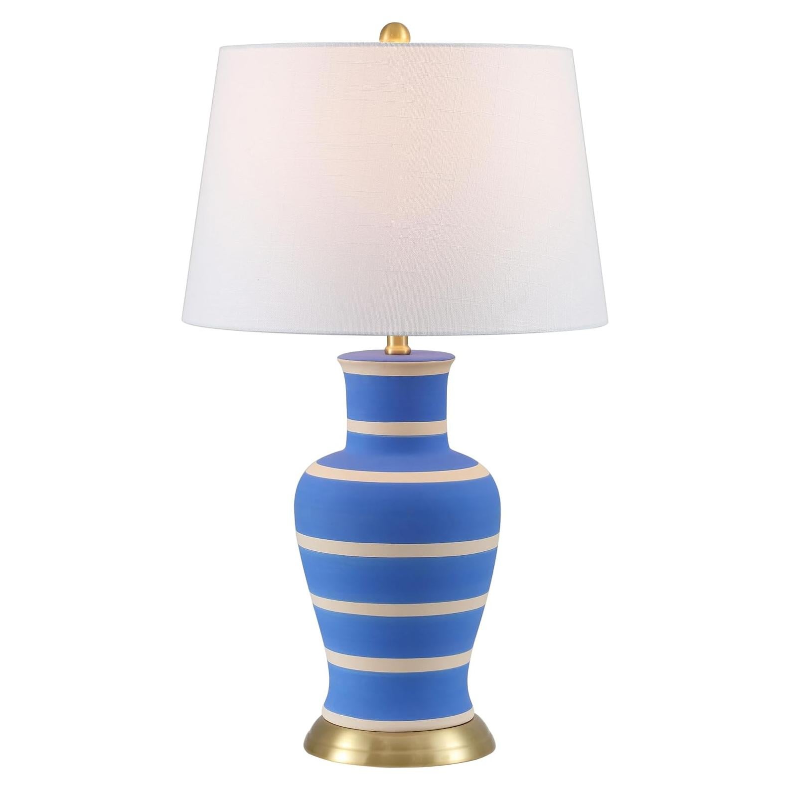 Lámpara de Mesa JONATHAN Y JYL4026L Cerámica 73.66 cm Azul/Beige