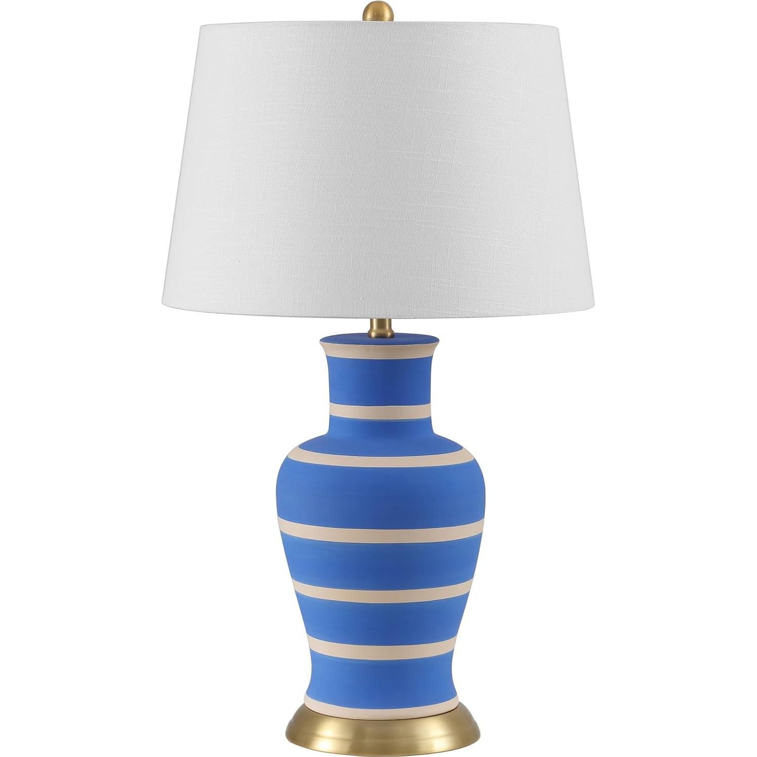 Lámpara de Mesa JONATHAN Y JYL4026L Cerámica 73.66 cm Azul/Beige