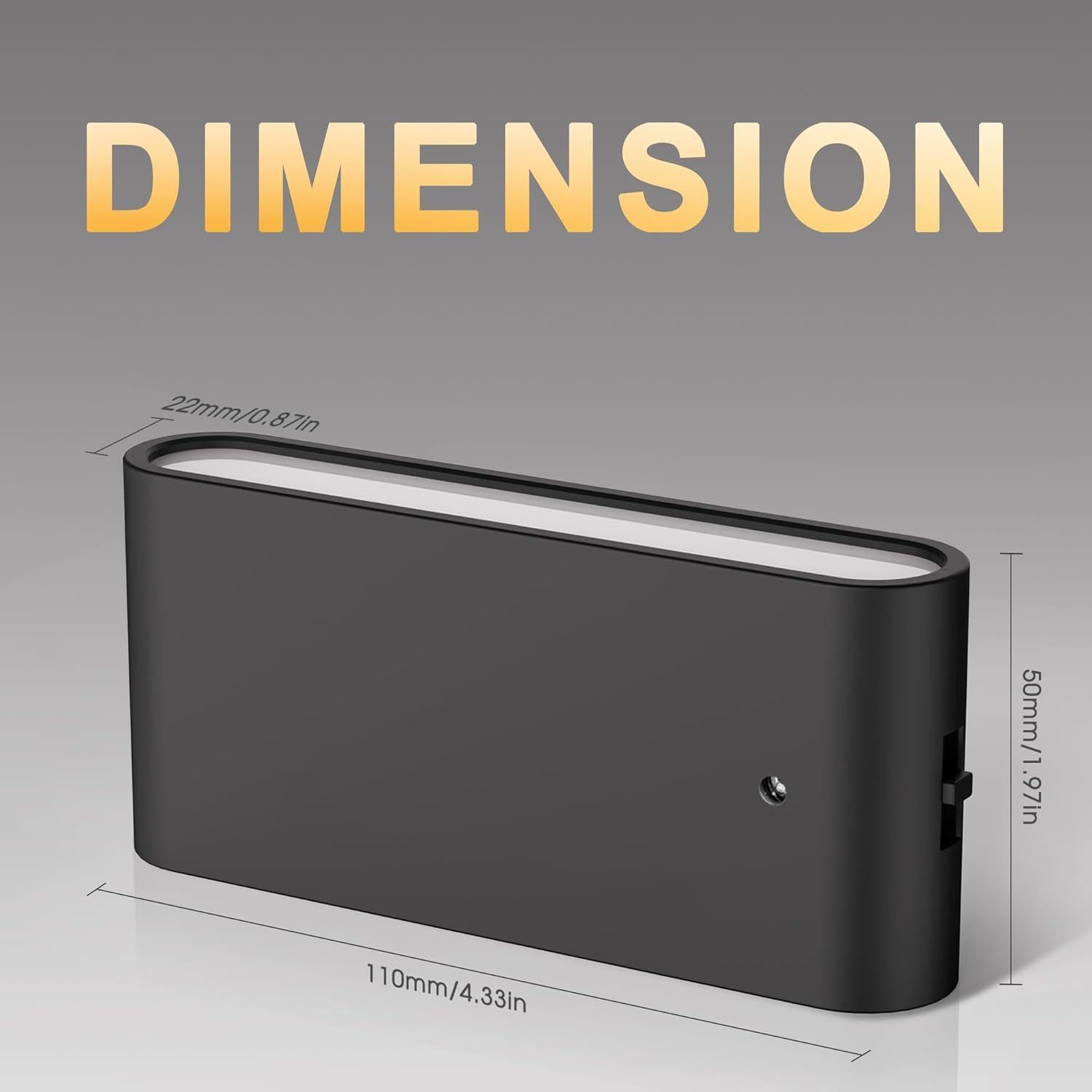 Luz Nocturna LED Briignite Regulable con Sensor de Luz 2 Unidades