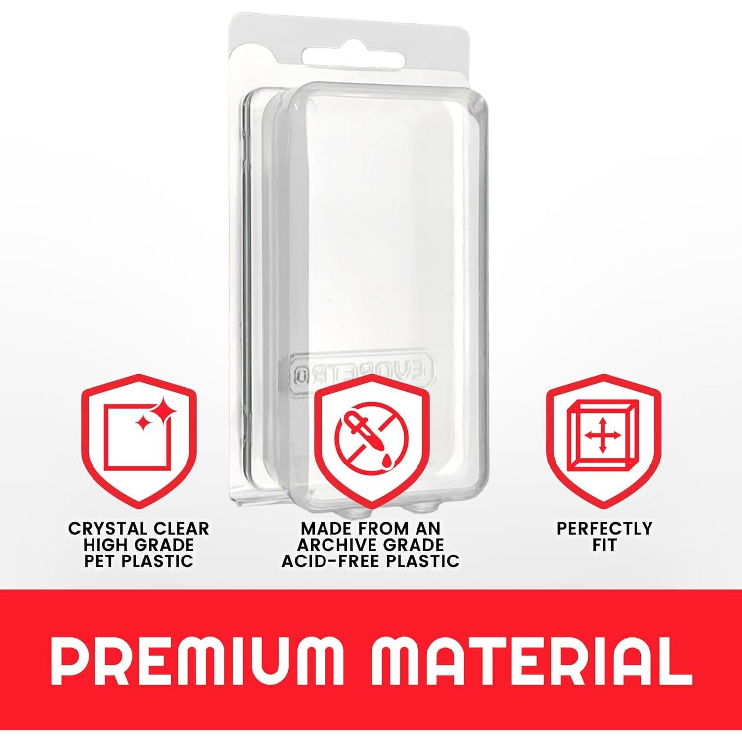 Protector de Exhibición EVORETRO para Figuras de 8,89 cm - 35 Paquete