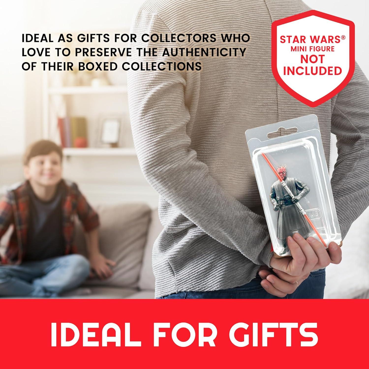 Protector de Exhibición EVORETRO para Figuras de 8,89 cm - 35 Paquete