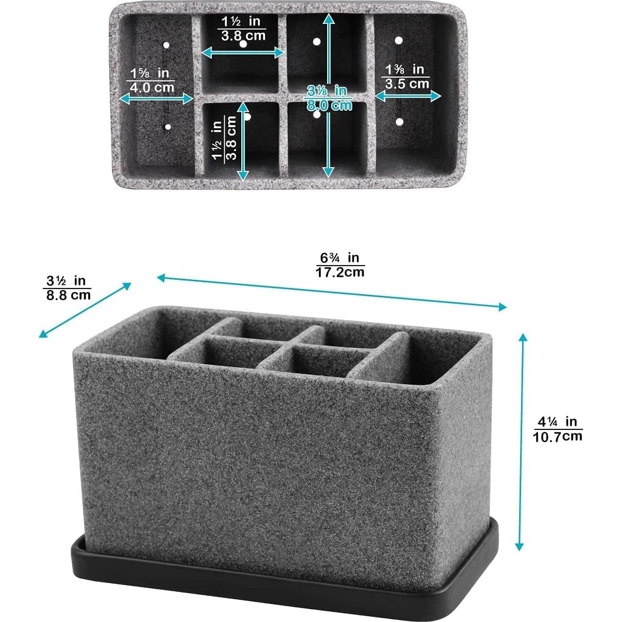Soporte para Cepillos de Dientes ZCCZ con 6 Compartimentos