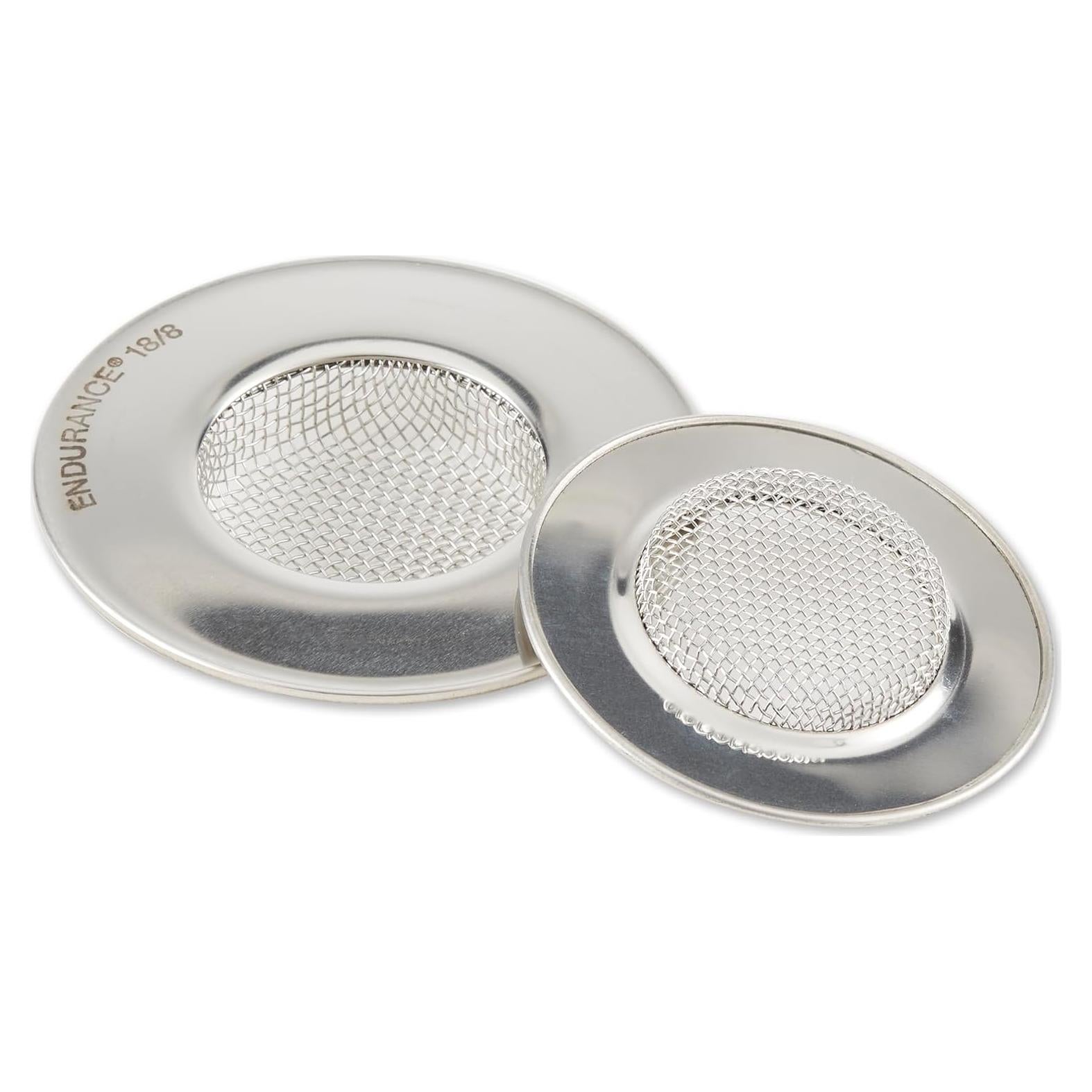 Colador de Fregadero RSVP International Acero Inoxidable Juego de 2