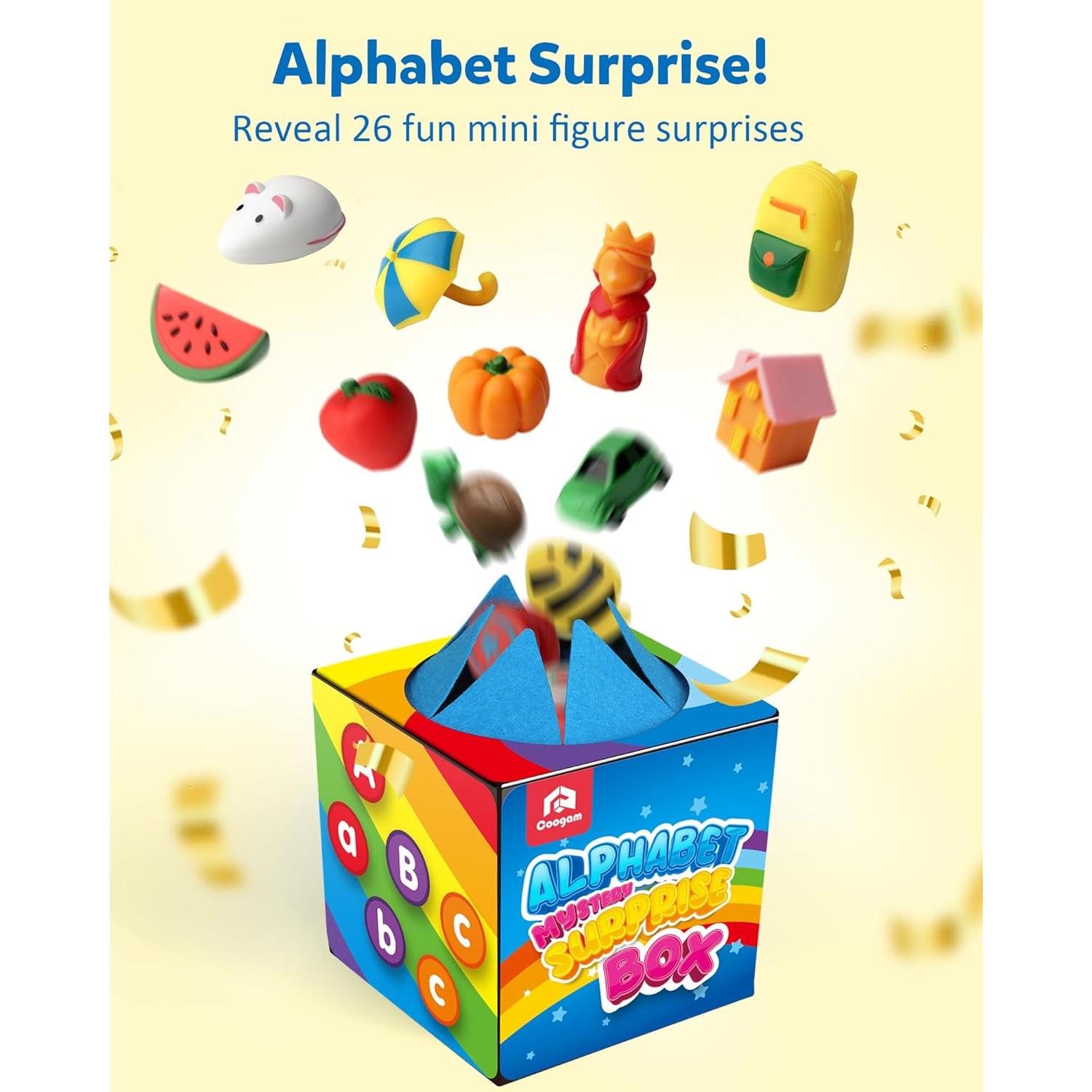 Coogam Juego Educativo de Emparejamiento de Letras 26 Piezas