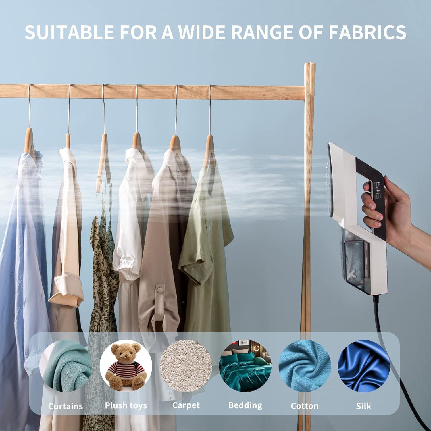 Vaporizador de Mano HOMETOP 1300W, Calentamiento 30s, Negro