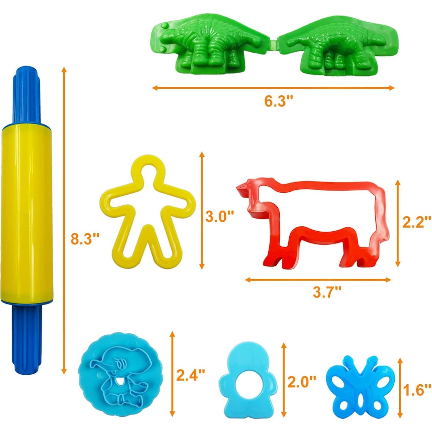 Juego de Herramientas para Masa FRIMOONY 44 Piezas