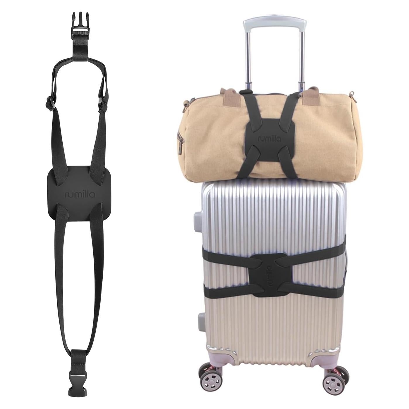 Correa Bungee para Equipaje RUMILLA Negra 160cm 1 pieza