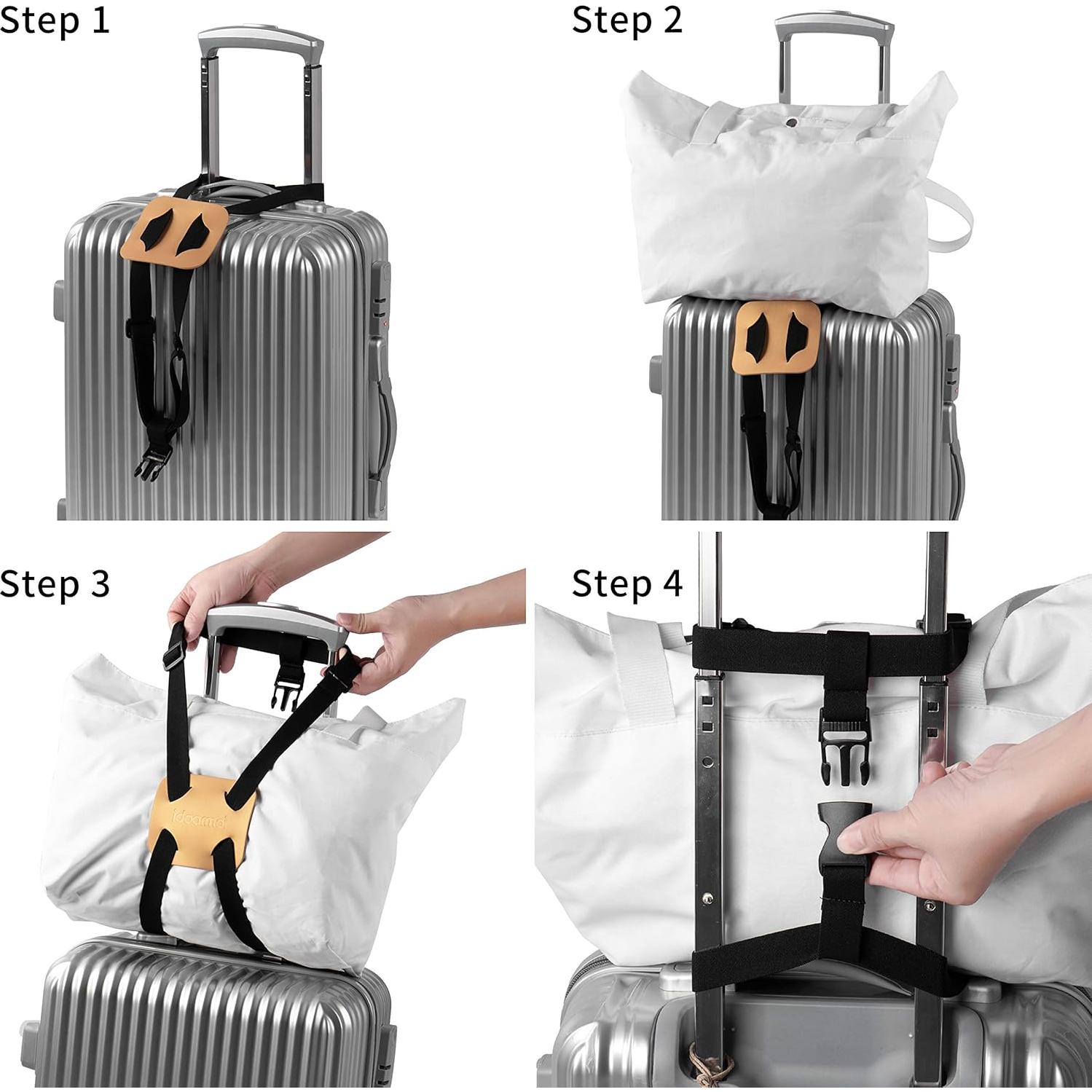 Correa Bungee para Equipaje RUMILLA Negra 160cm 1 pieza