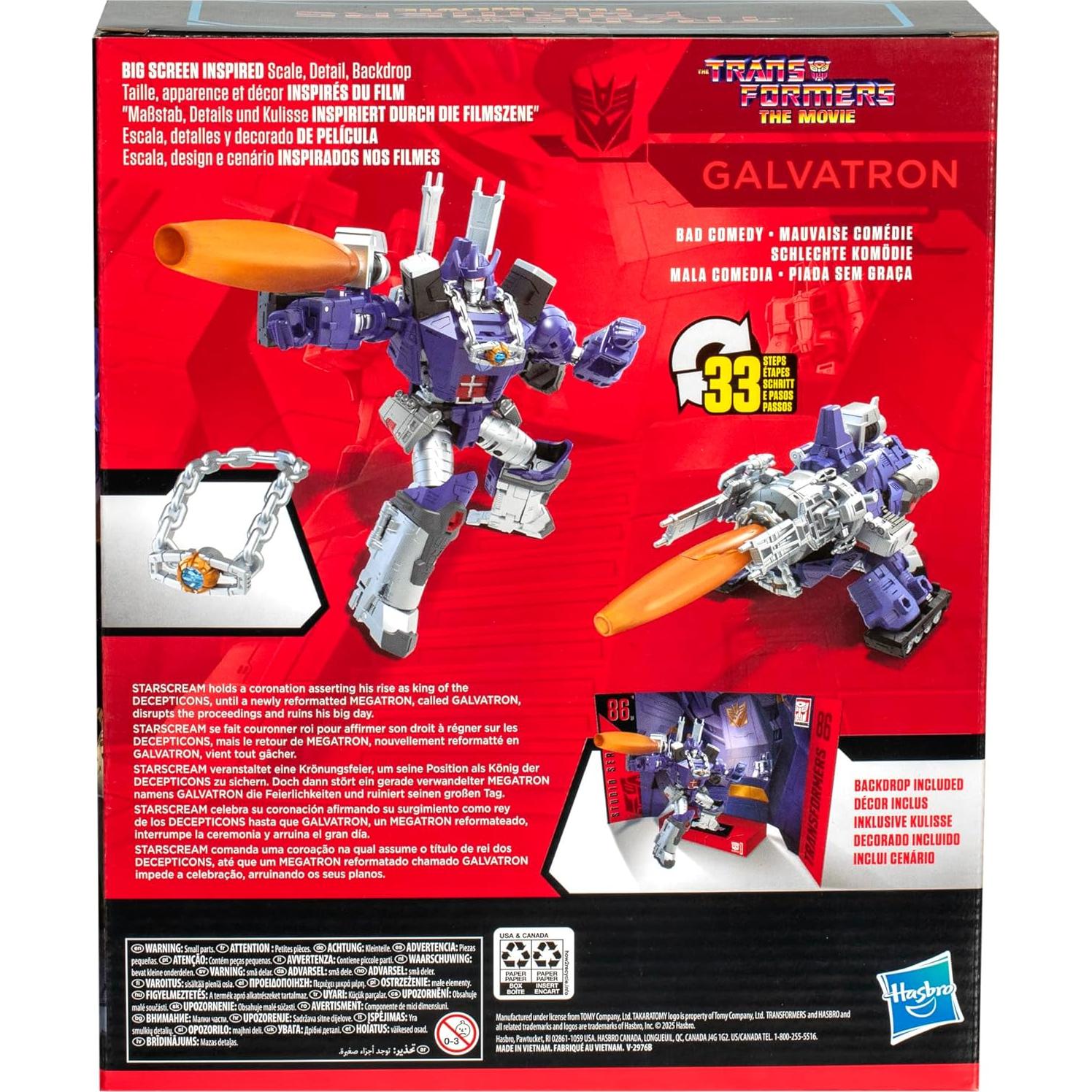 Transformers Galvatron 86-31 Hasbro Figura 21.6 cm