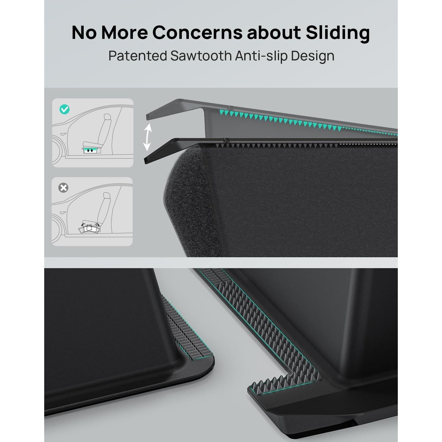 Caja de Almacenamiento Bajo el Asiento HALOBLK HL20 - 2 Paquetes para Tesla Model Y 2021-2024