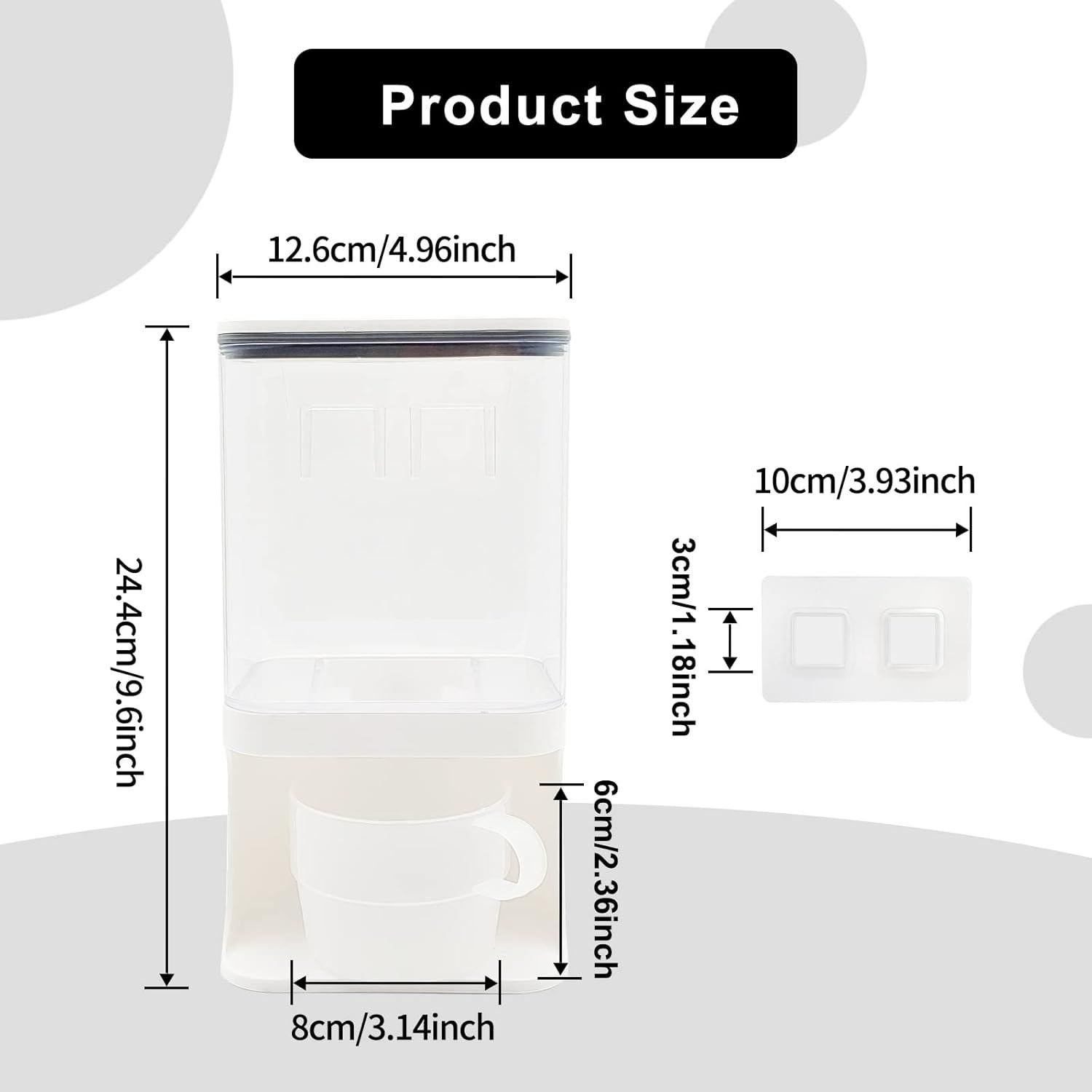 Dispensador de Detergente Montado en Pared WOOPSOO 1L