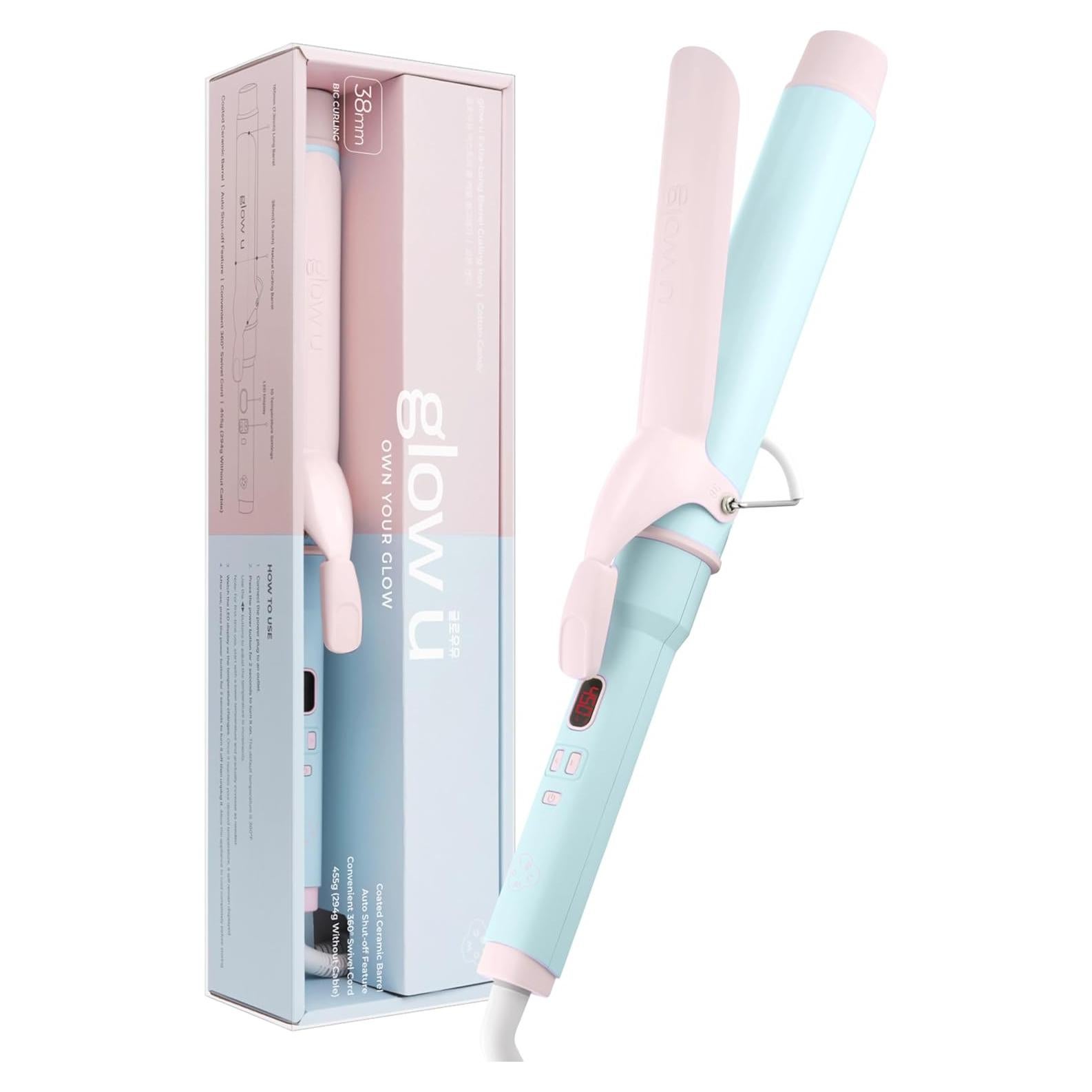 Plancha de Rizar AIDENLAB 7.3" Cerámica 10 Modos Temperatura