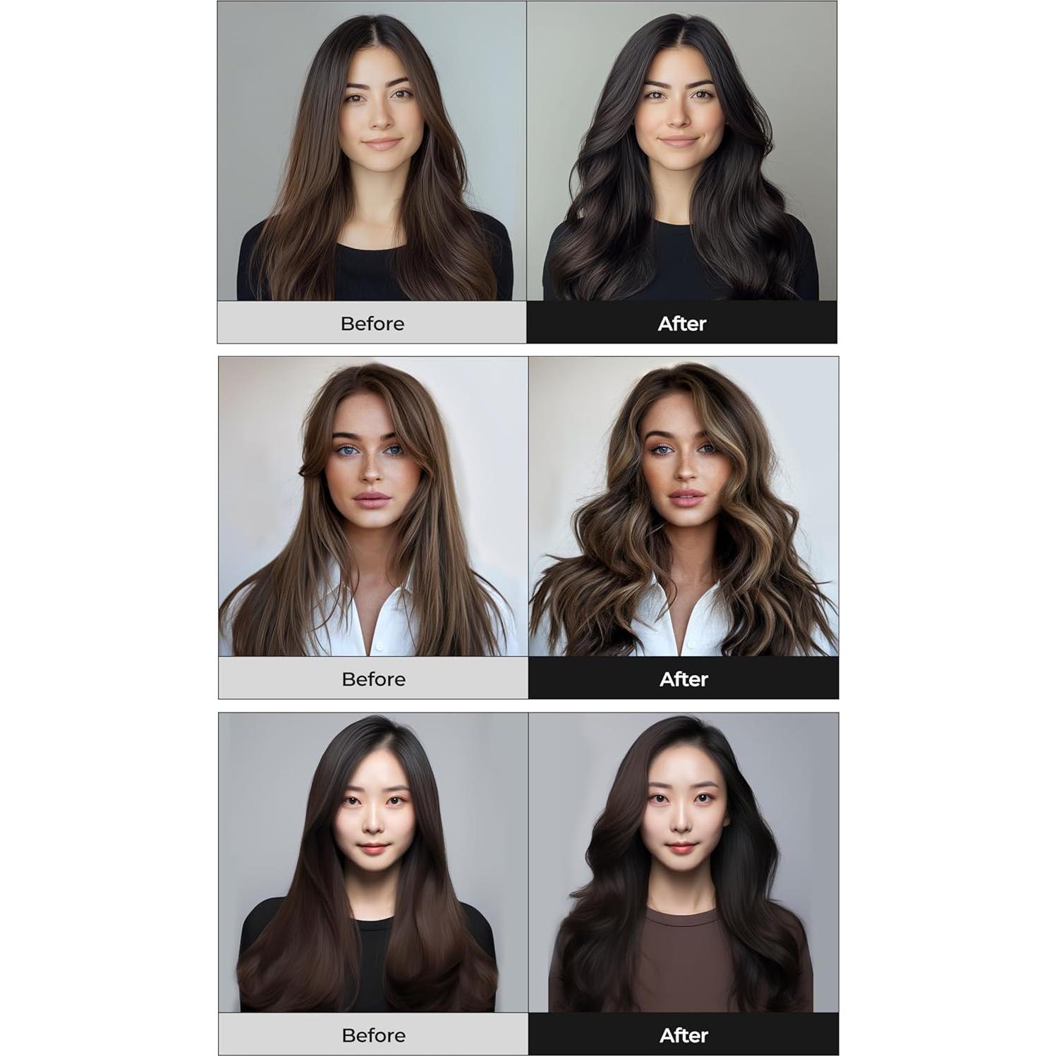 Plancha de Rizar AIDENLAB 7.3" Cerámica 10 Modos Temperatura