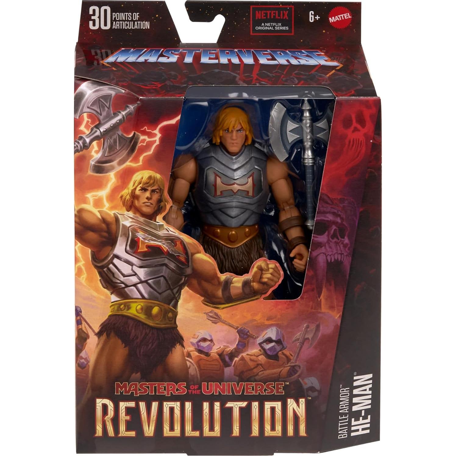 Figura de Acción He-Man Masterverse 18cm con Accesorios