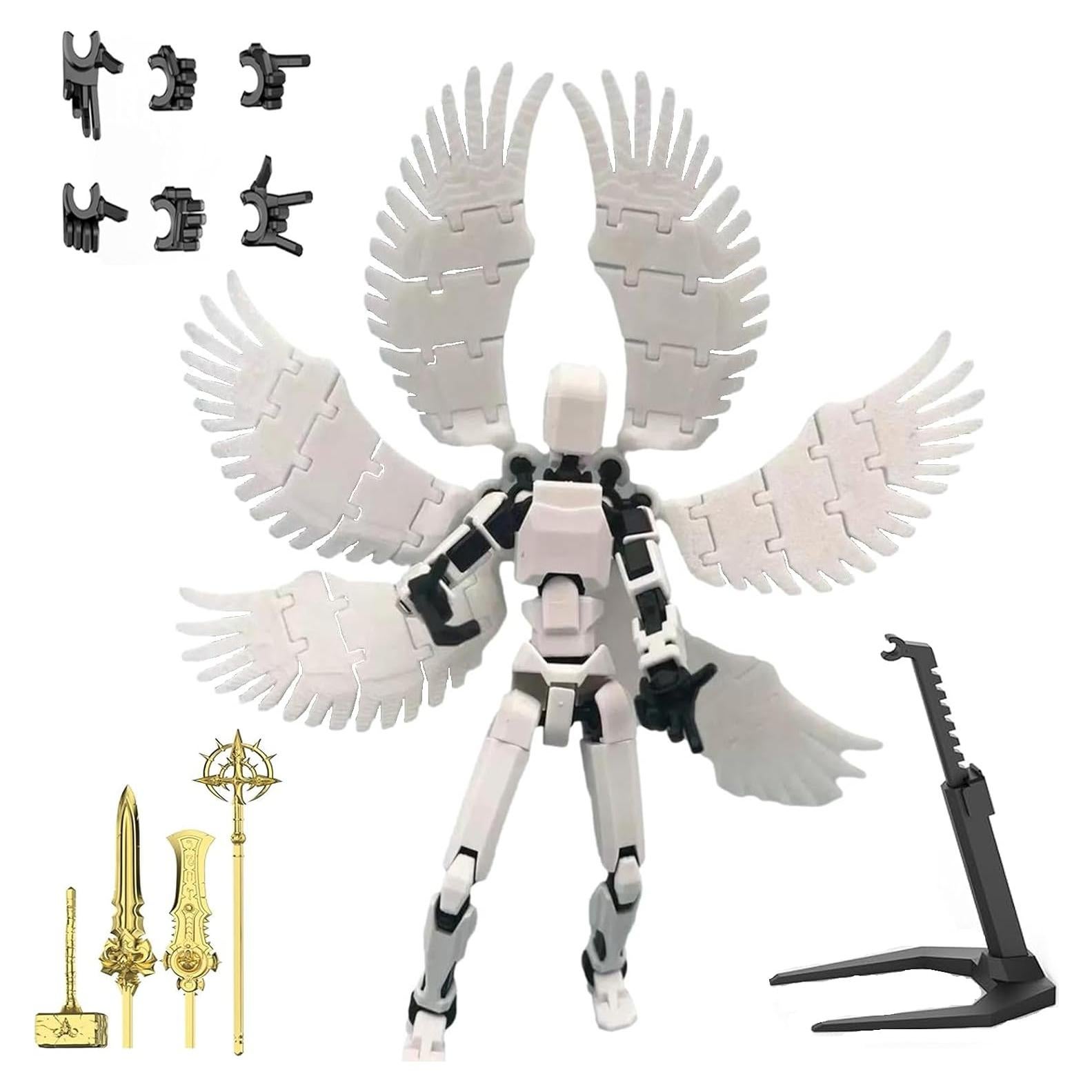 Conjunto de Figuras de Acción T13 Lucky 13 - Robot 3D Articulado