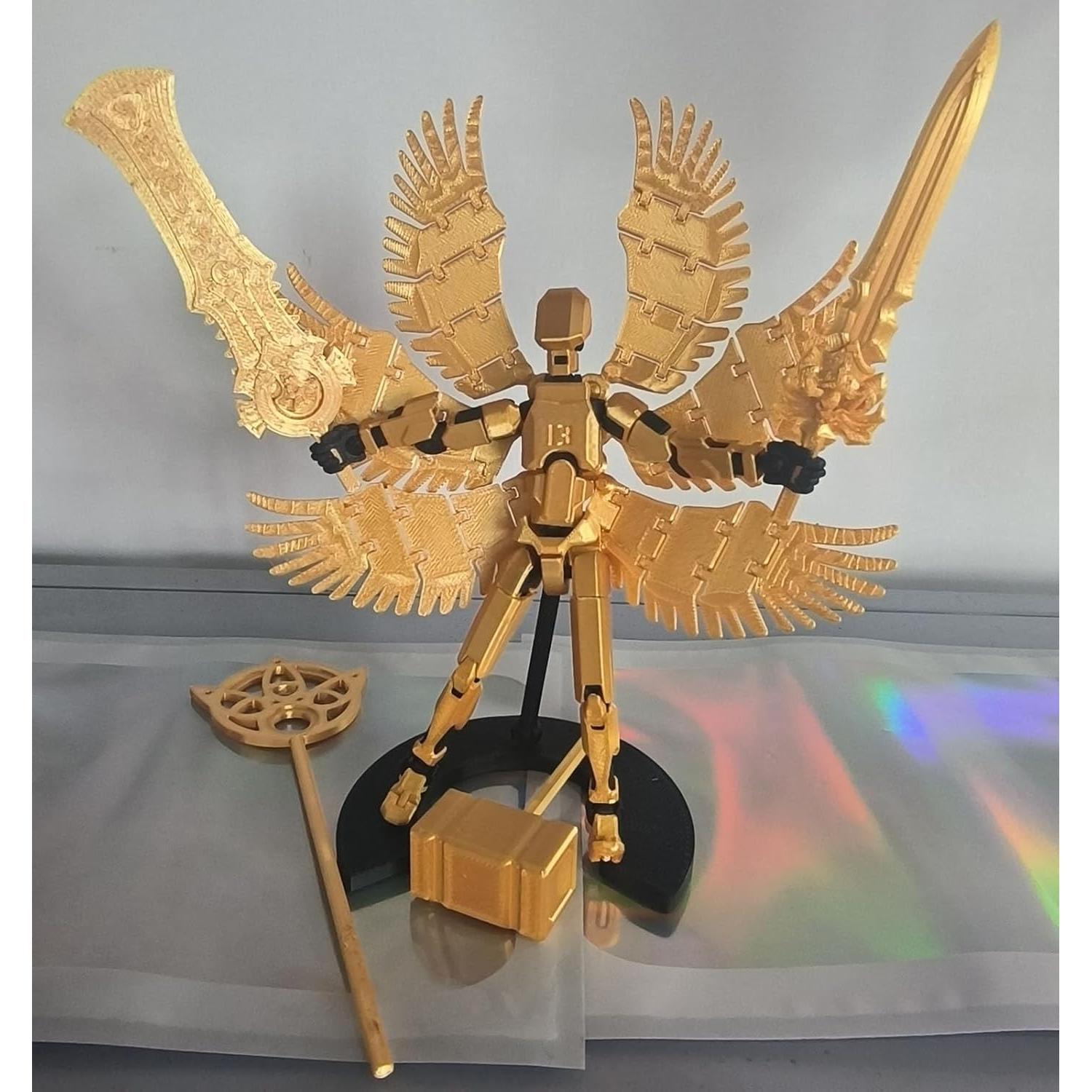 Conjunto de Figuras de Acción T13 Lucky 13 - Robot 3D Articulado