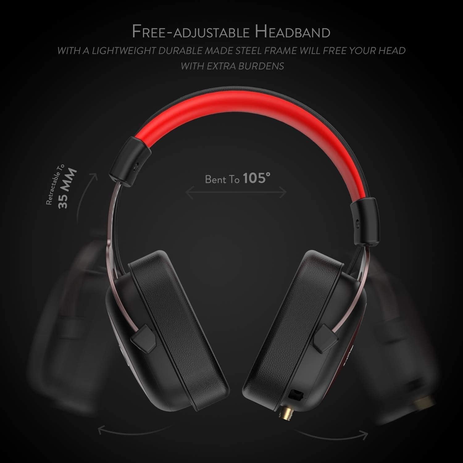 Auriculares Gaming Redragon H510 Zeus - Sonido 7.1 - Rosa