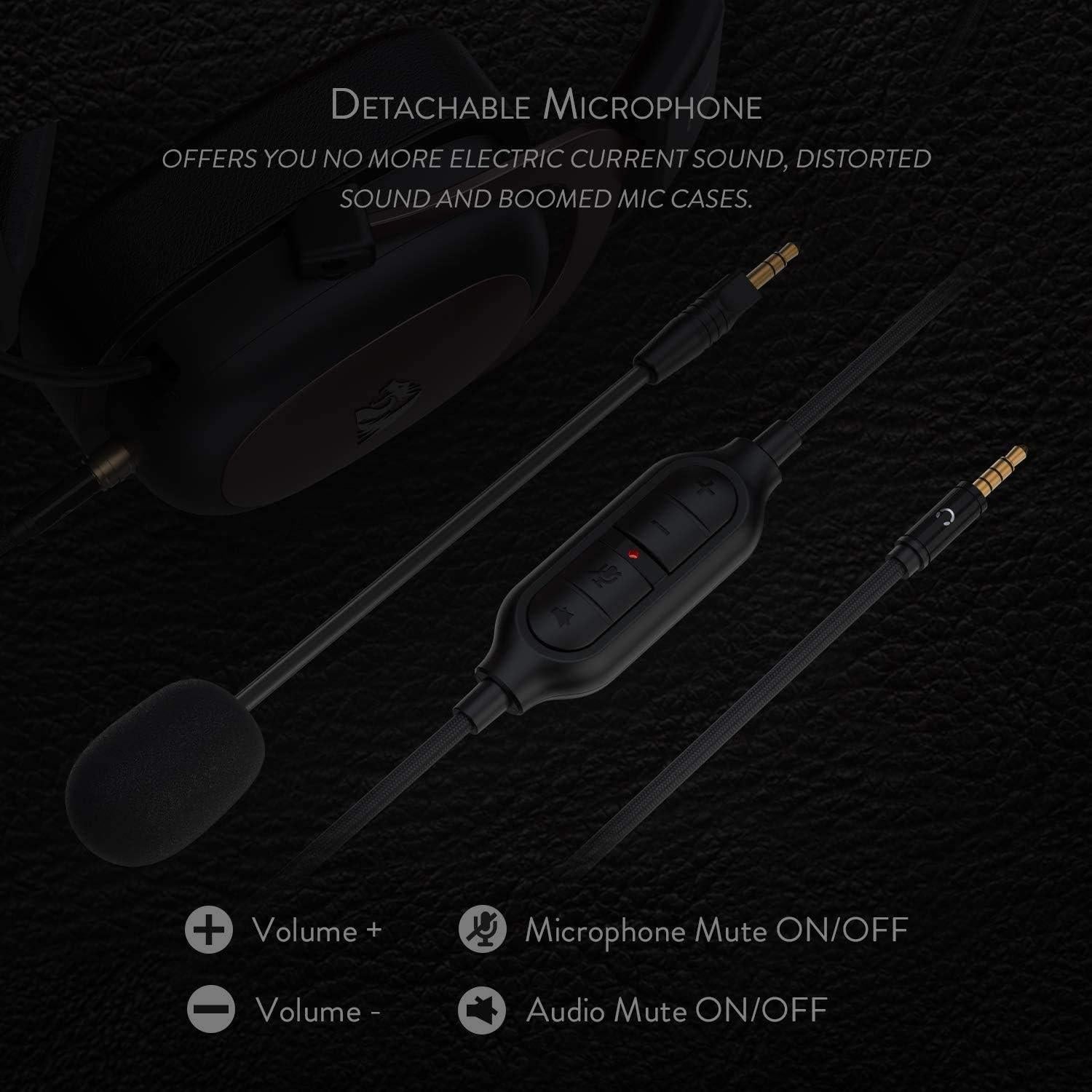 Auriculares Gaming Redragon H510 Zeus - Sonido 7.1 - Rosa