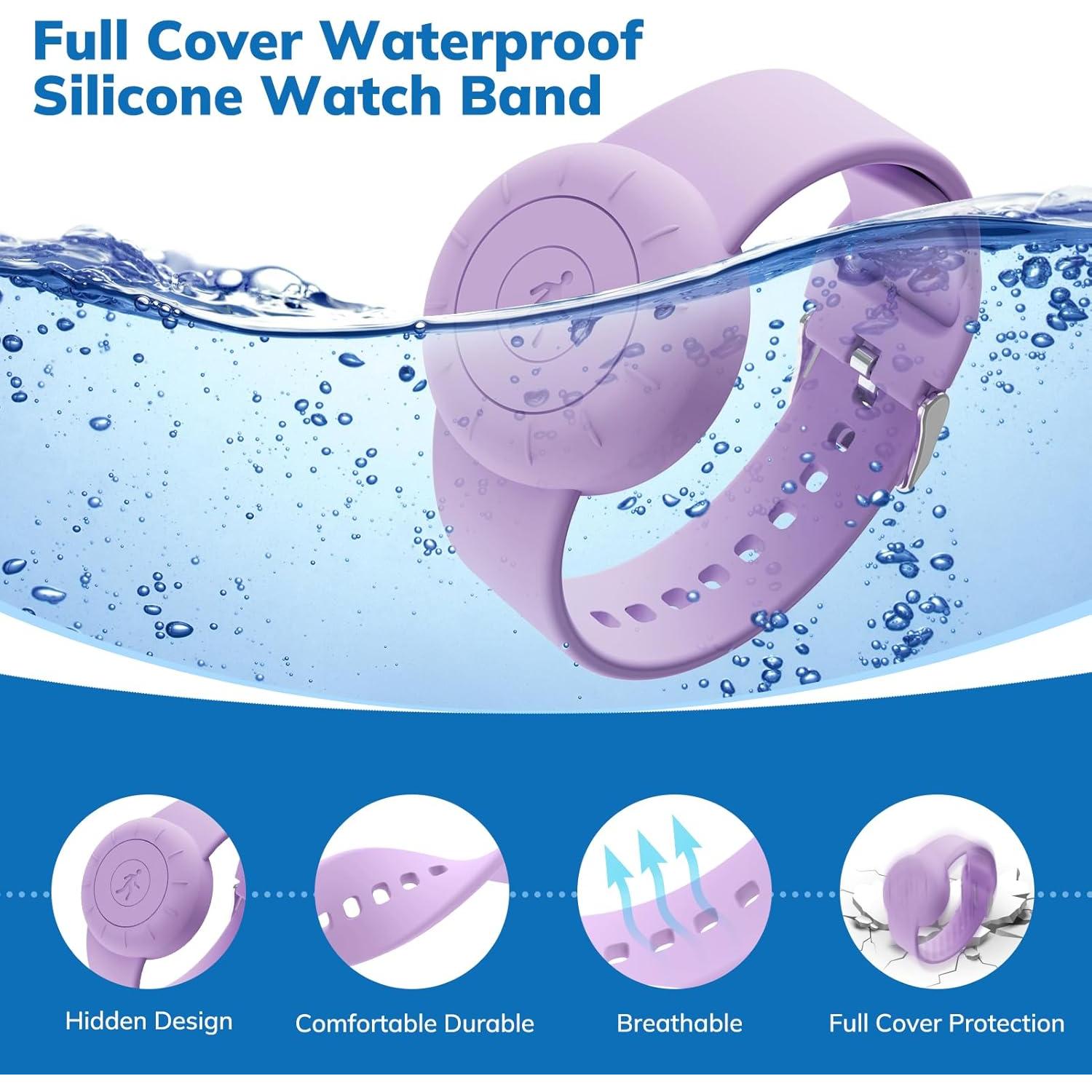 Pulsera Impermeable para AirTag Niños Fiuned - 4 Piezas