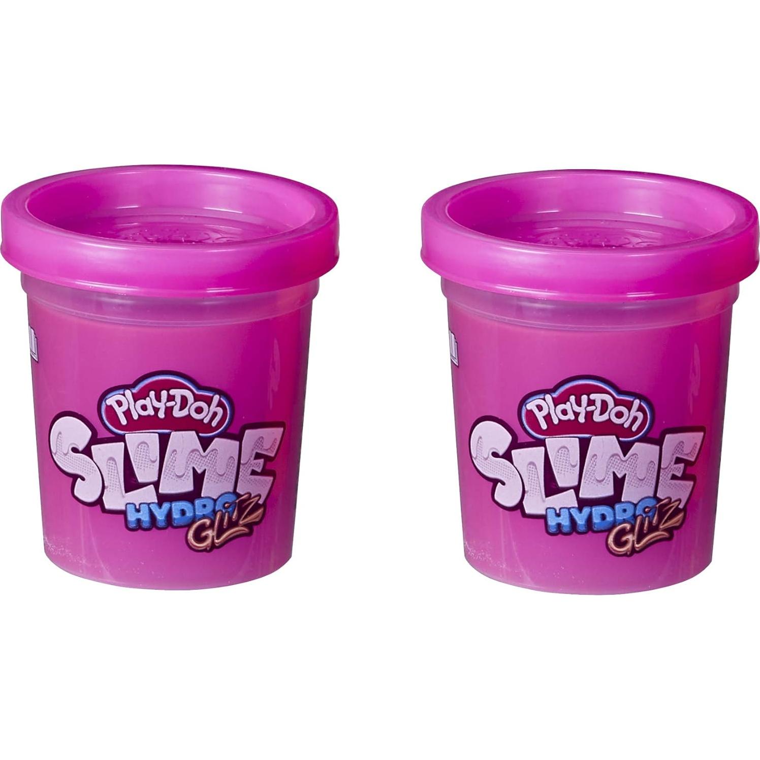 Play-Doh Slime HydroGlitz 12 Colores Metálicos para Niños