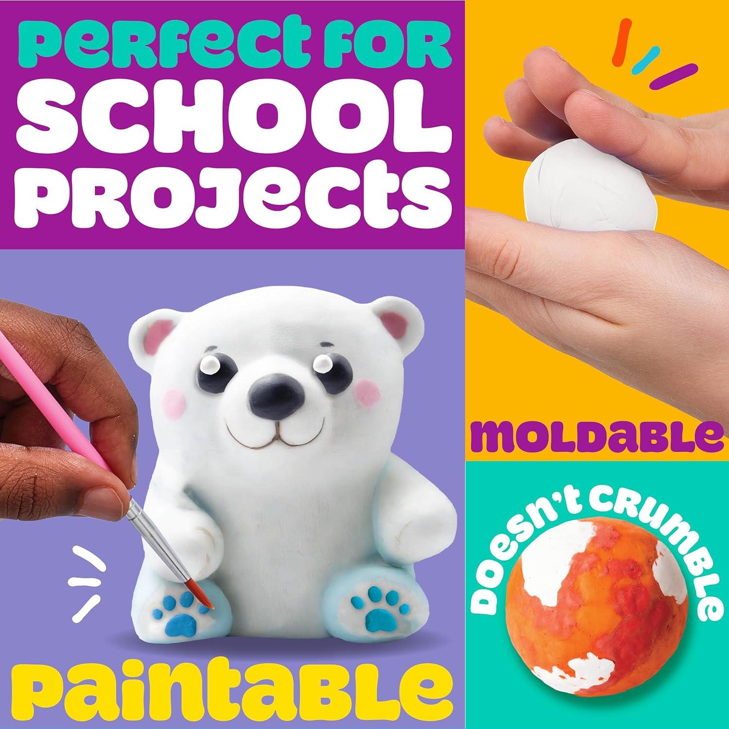 Cubeta de Arcilla Air-Dry Play-Doh 5 Blancas 1,13 kg