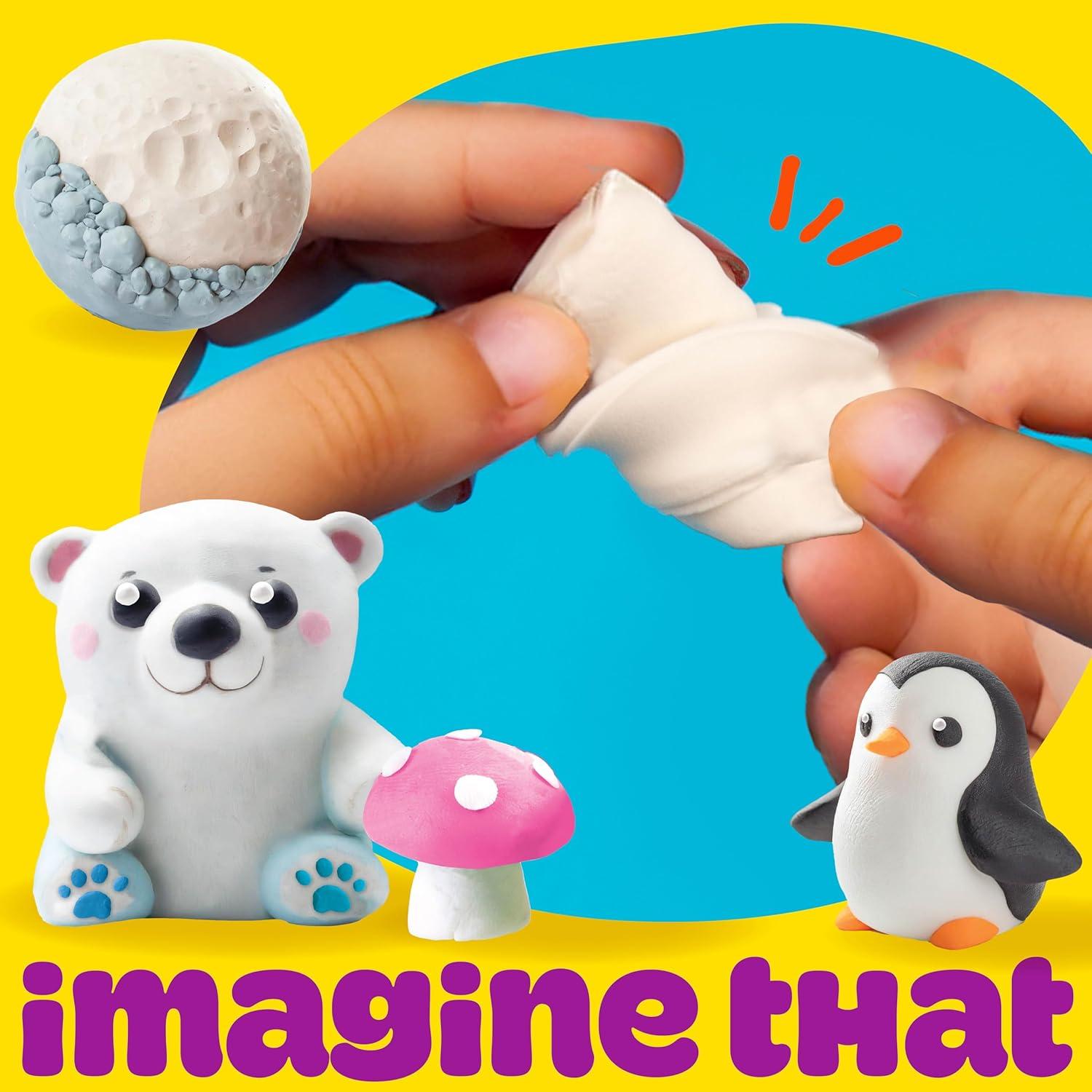 Cubeta de Arcilla Air-Dry Play-Doh 5 Blancas 1,13 kg