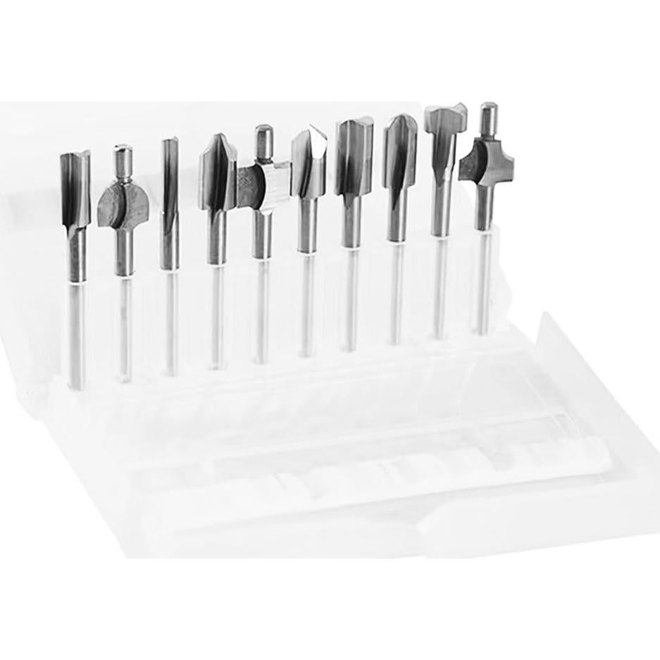 Juego de Brocas de Router Atskonnen 10 Pcs 3 mm para Madera