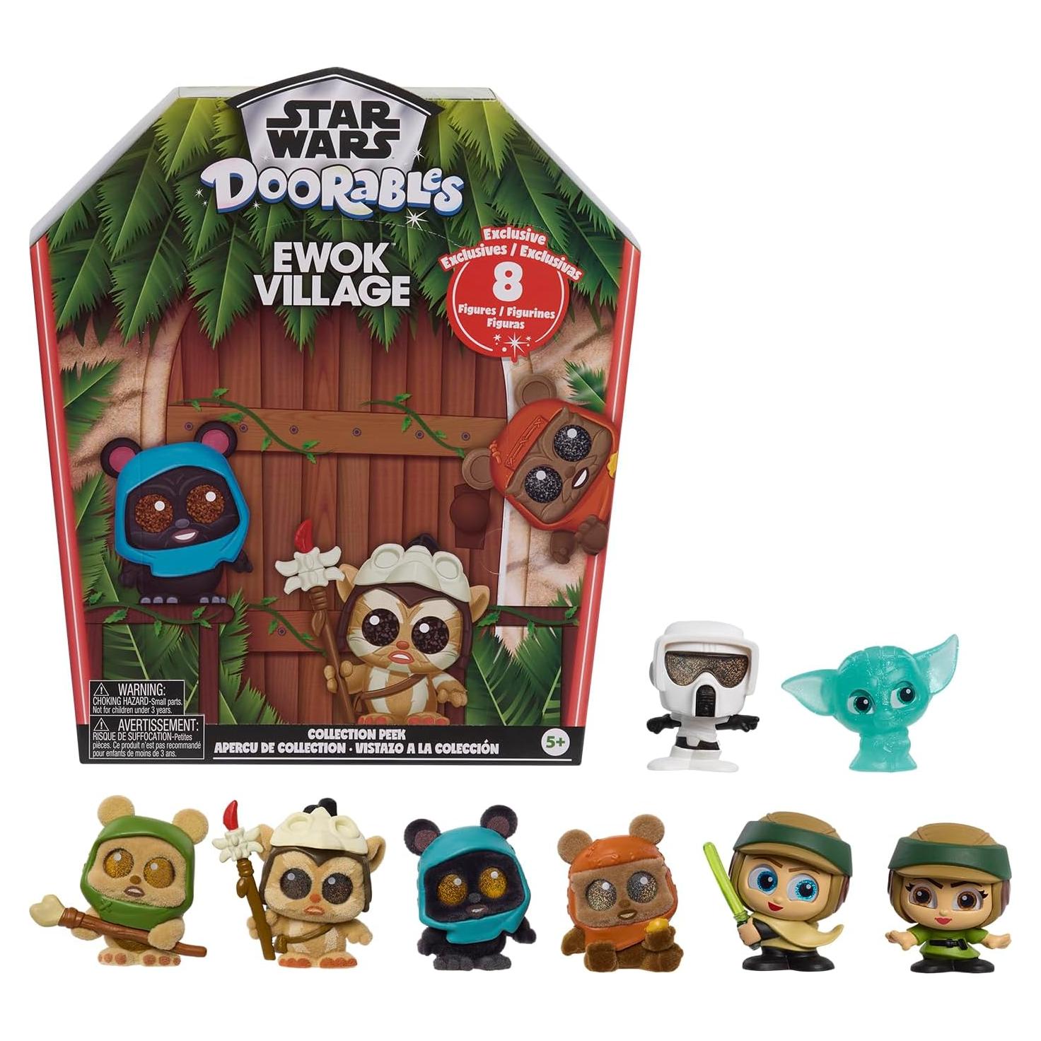 Colección Aldea Ewok Star Wars Doorables 8 Figuras 5+