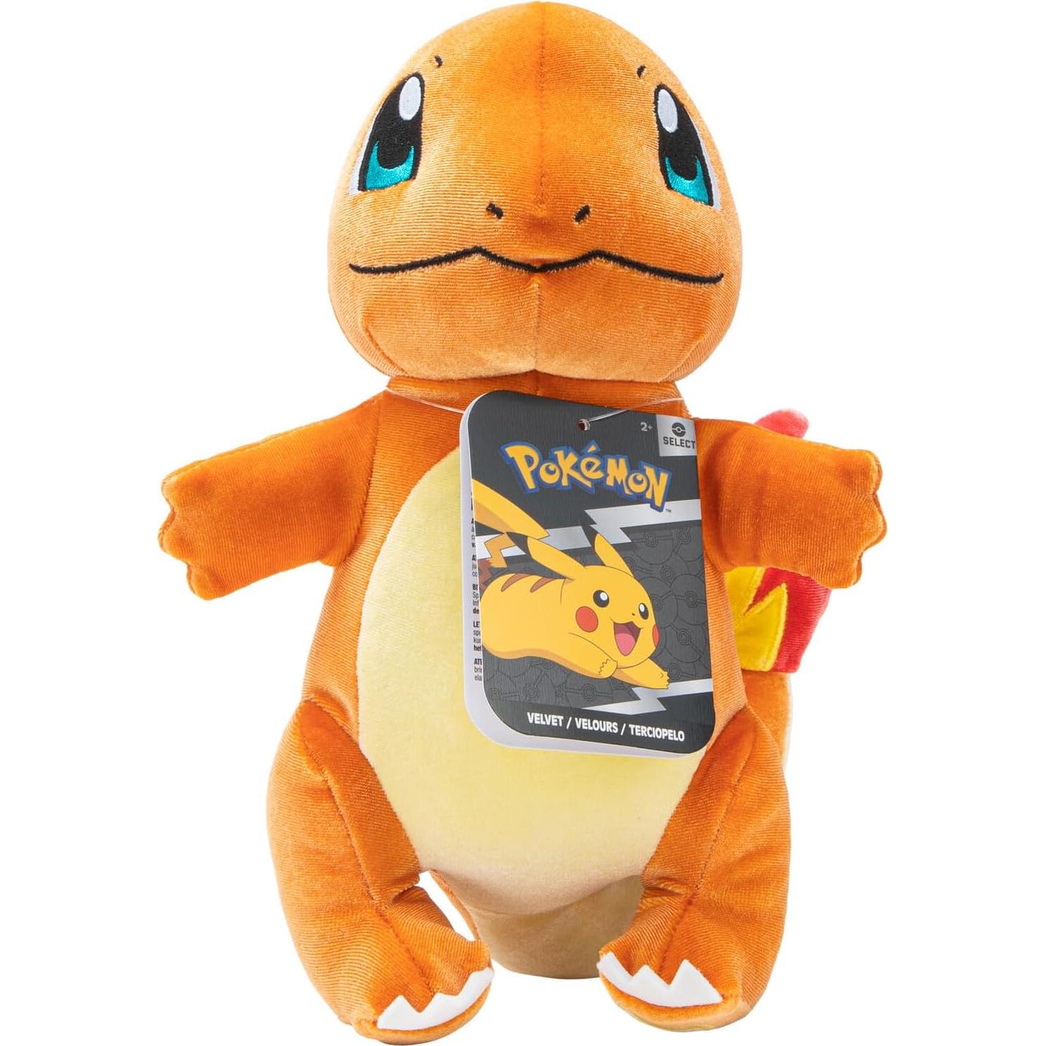 Peluche Charmander Velvet Jazwares 20 cm Diseño Único