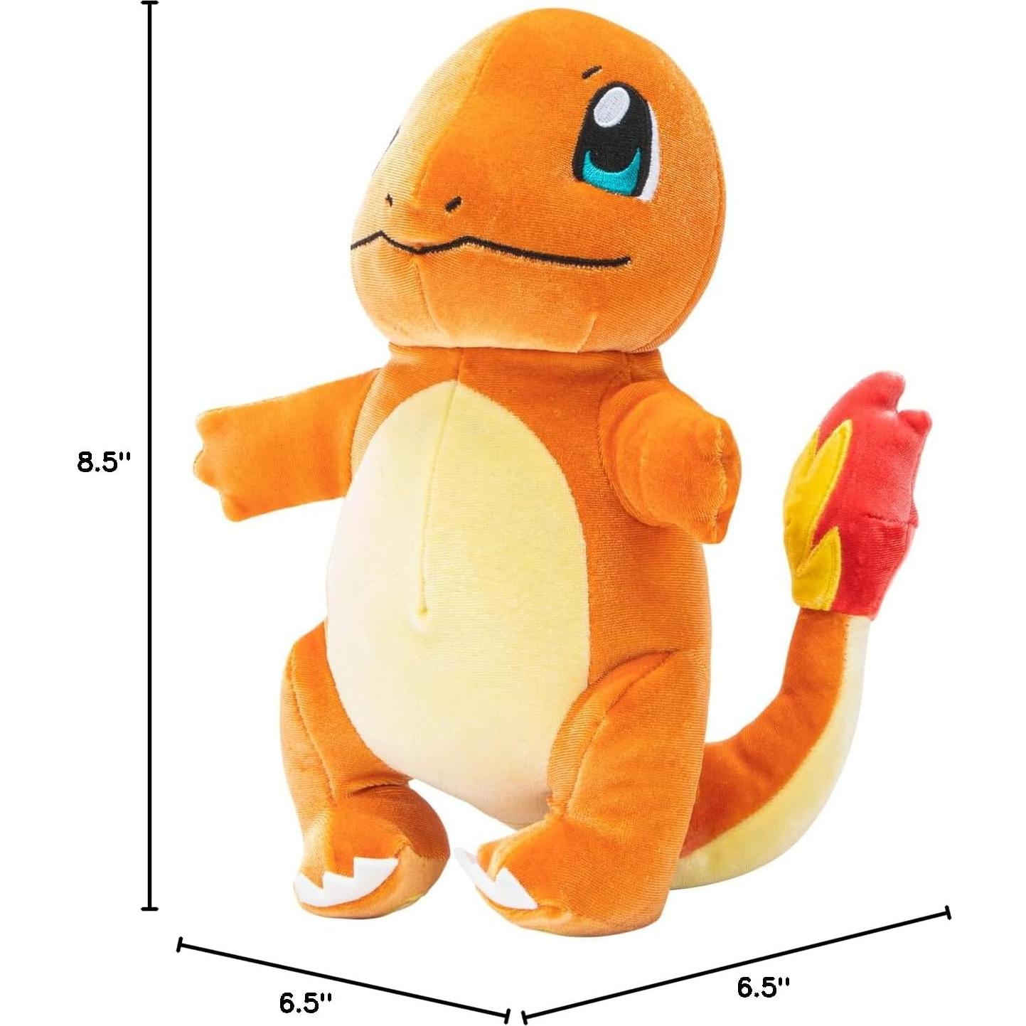 Peluche Charmander Velvet Jazwares 20 cm Diseño Único