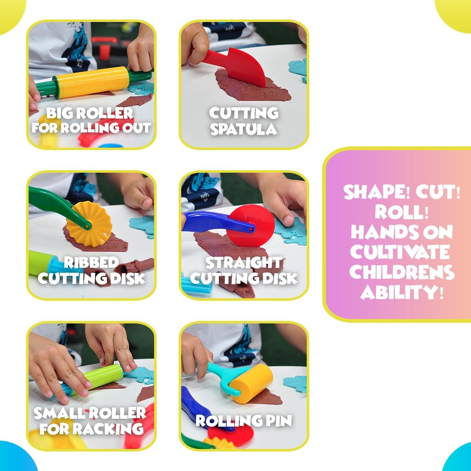 Juego de herramientas de modelado DIMROM 6 piezas no tóxicas