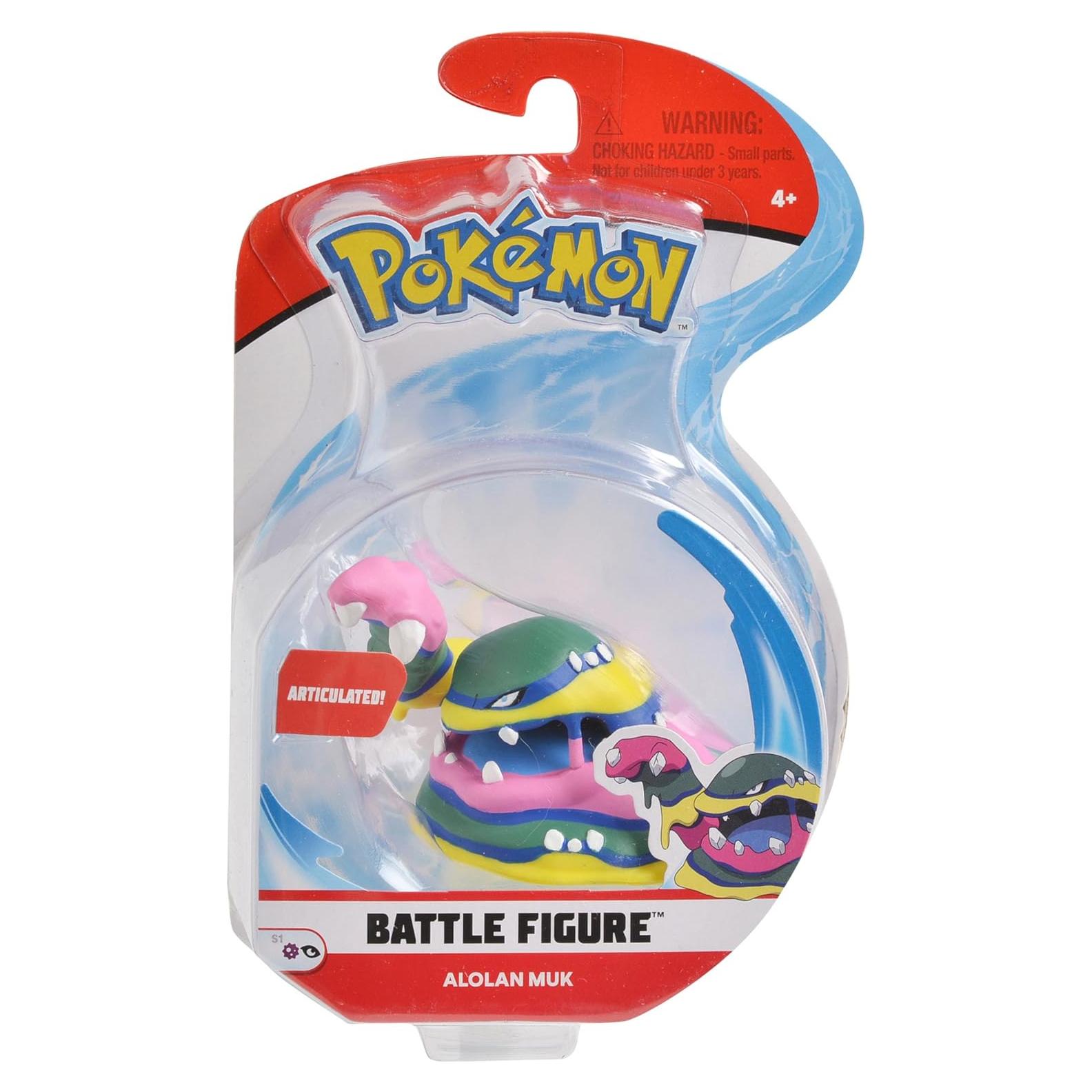 Figura de acción Alolan Muk Pokémon 7,62 cm articulada