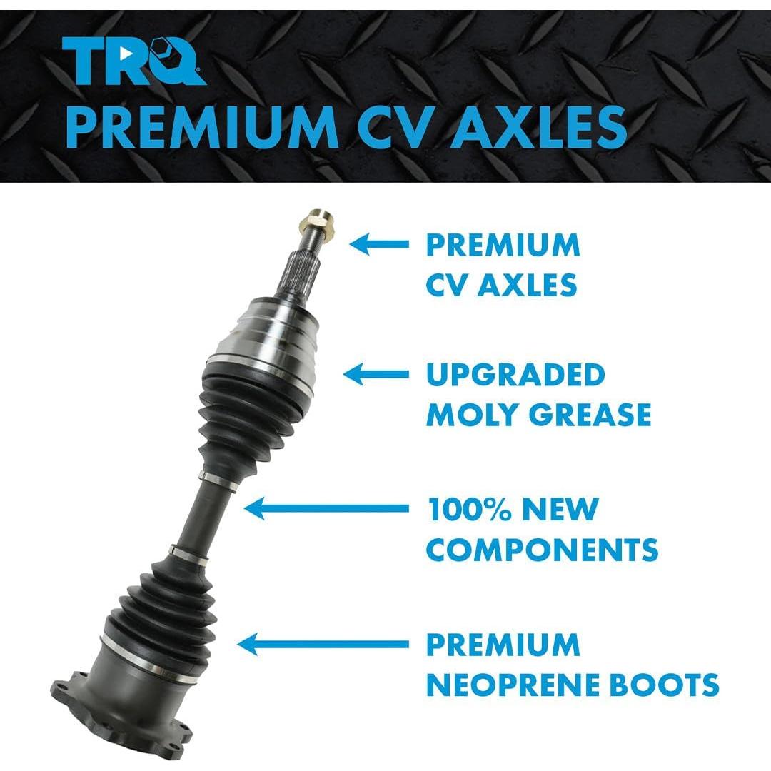 Conjunto de Eje CV TRQ 2 Piezas para Toyota Corolla 2003-2008