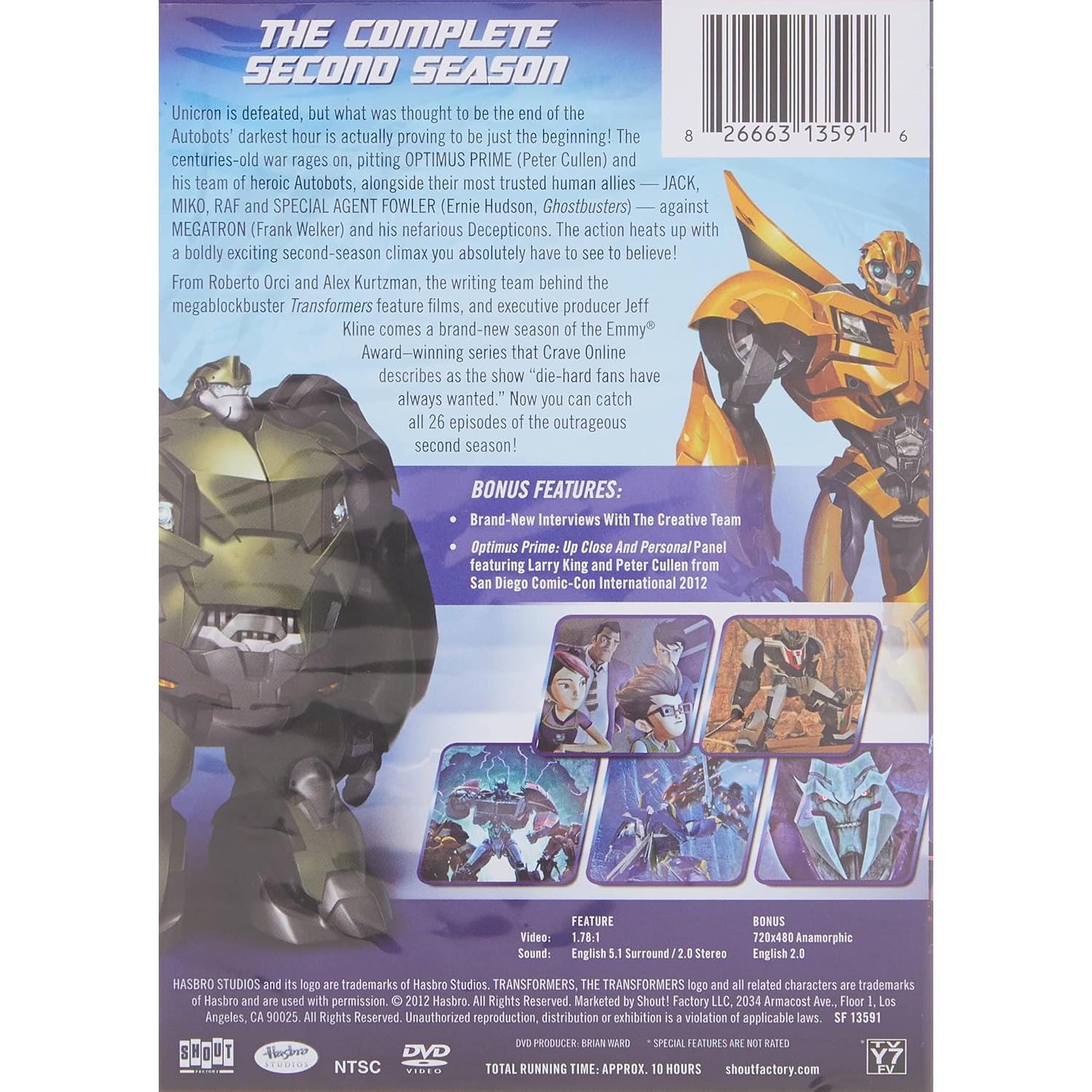 Transformers: Prime - Temporada 2 - DVD - SHOUT! FACTORY