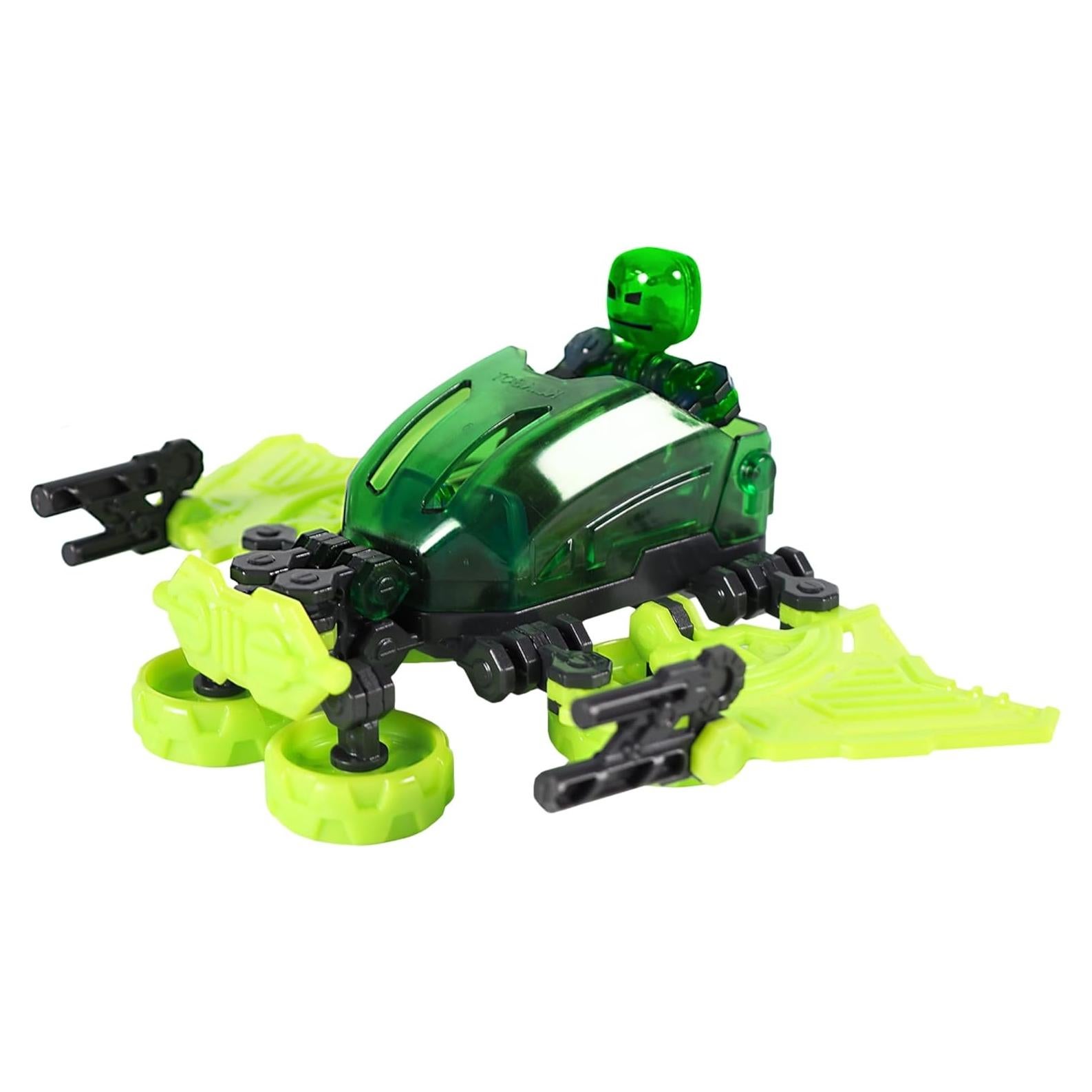 Klikbot Megabots Zing Drifter Verde - Stop Motion 8+