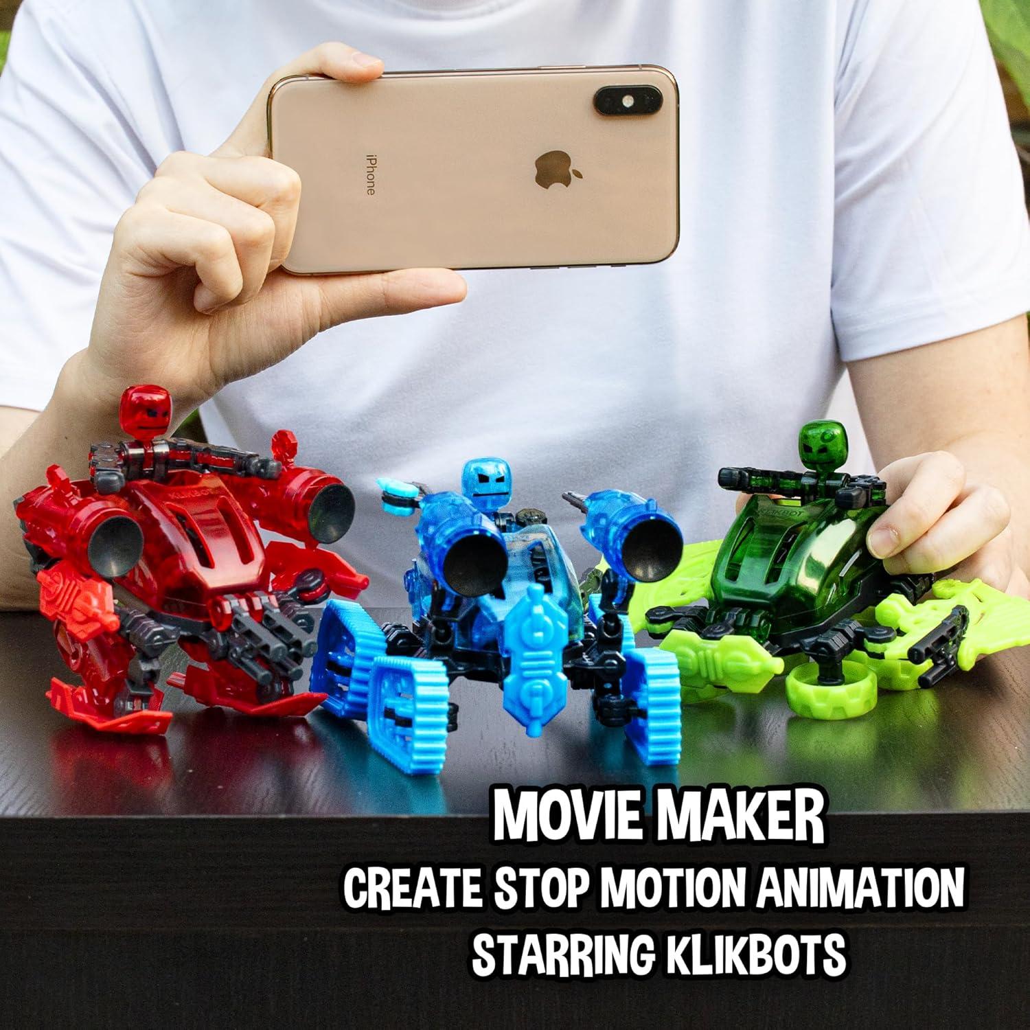 Klikbot Megabots Zing Drifter Verde - Stop Motion 8+
