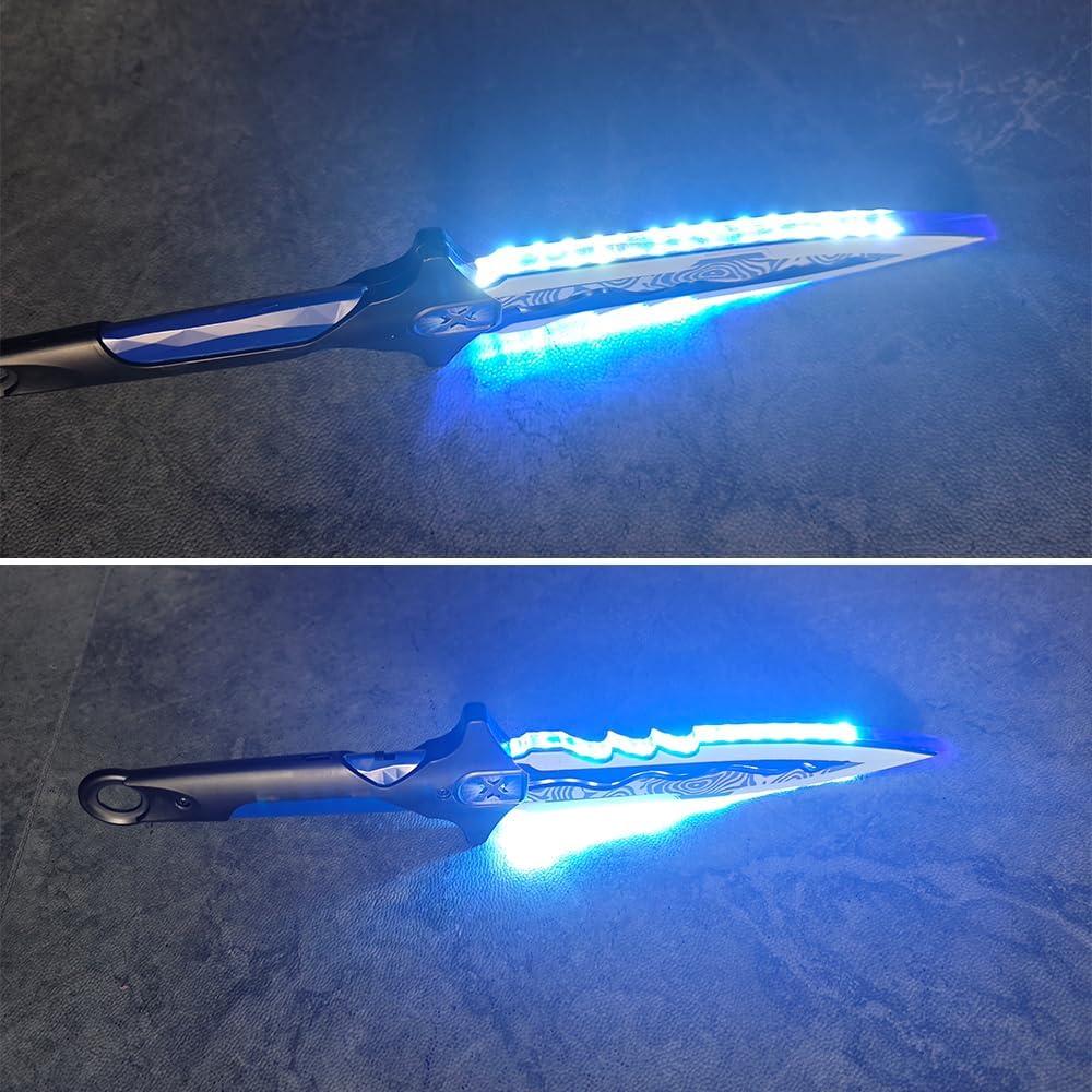 Daga LED Futuro IUUBVV 29.5 cm para Disfraces Halloween