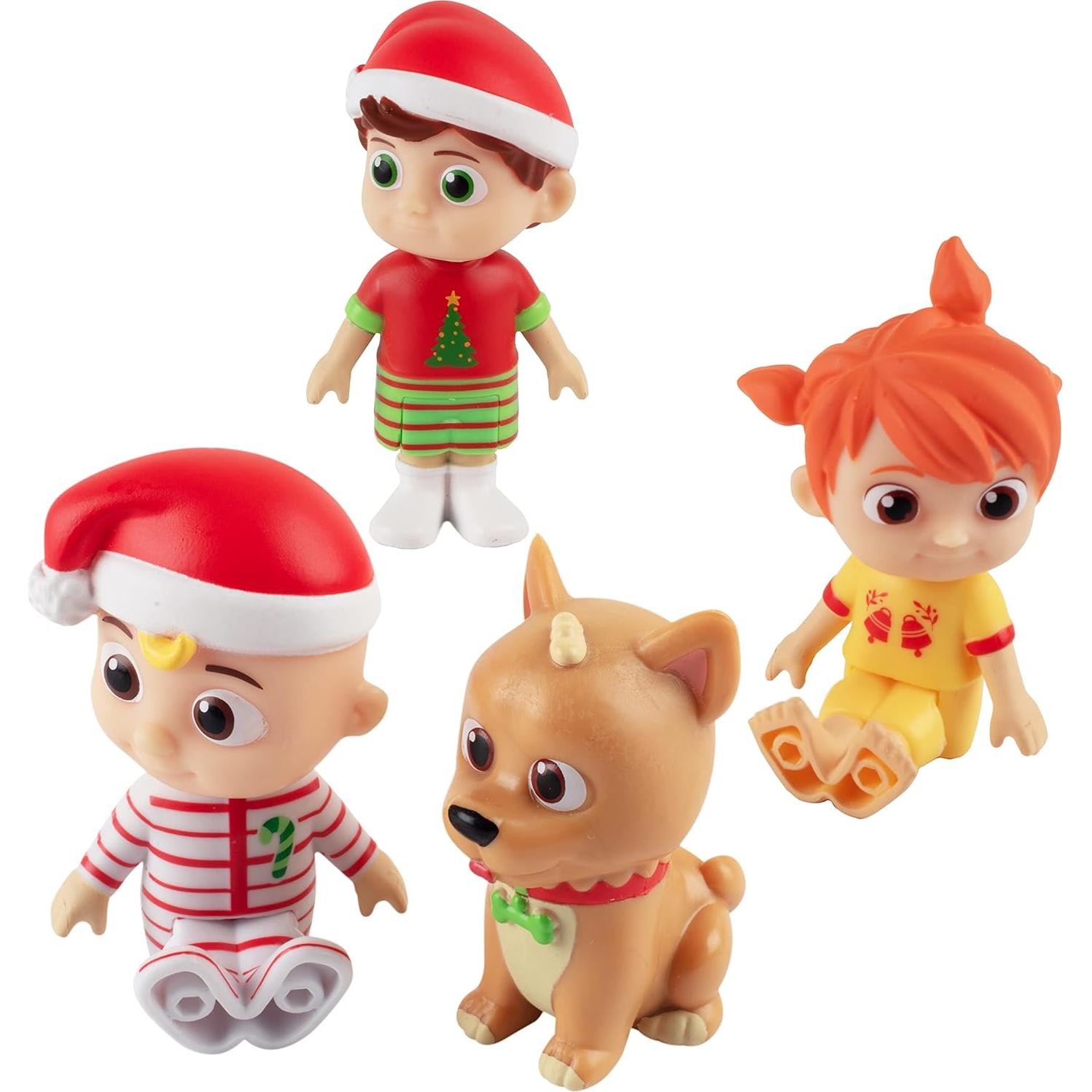 CoComelon Juego de Figuras Articuladas 4 Piezas - JJ y Amigos