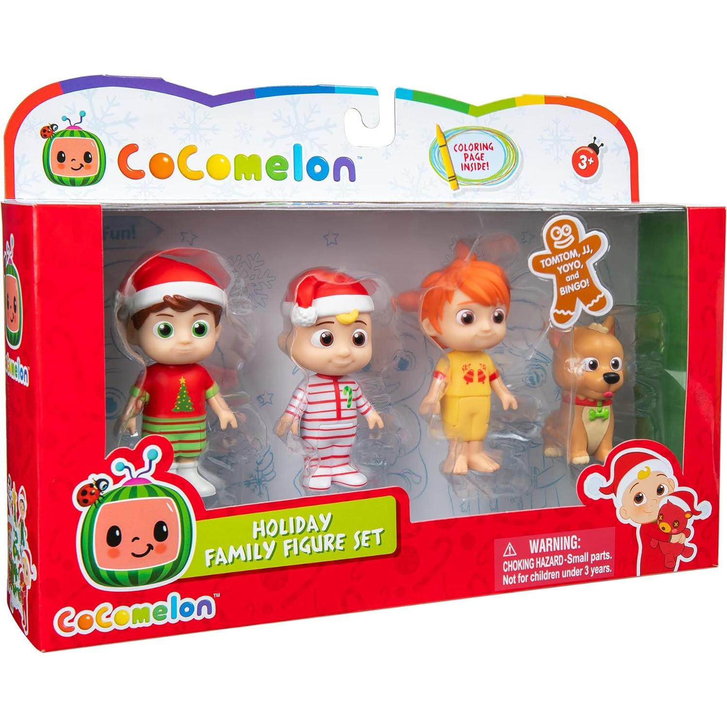 CoComelon Juego de Figuras Articuladas 4 Piezas - JJ y Amigos