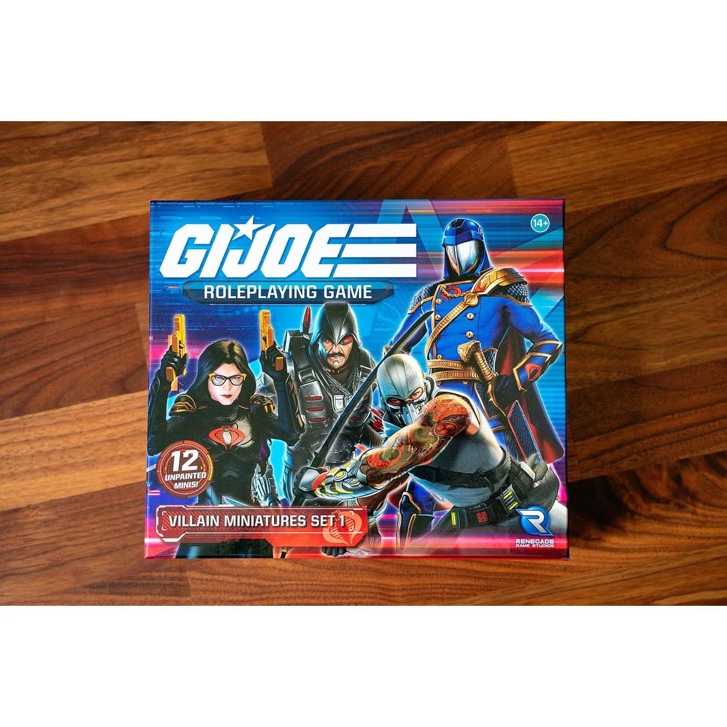 Set de Miniaturas de Villano G.I. Joe Renegade 12 Figuras 28mm