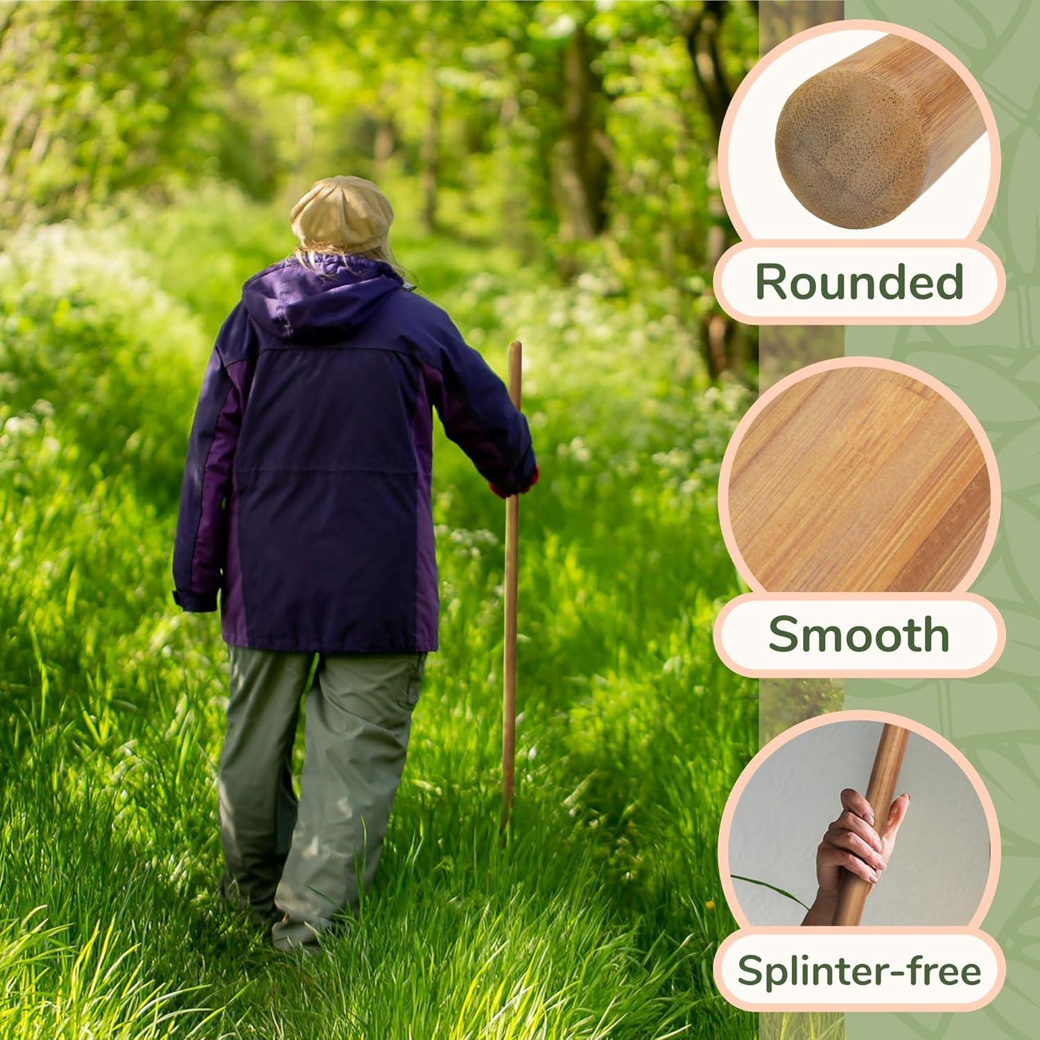 Varilla de Bambú para Fitness y Rehabilitación BambooMN 121.92 cm