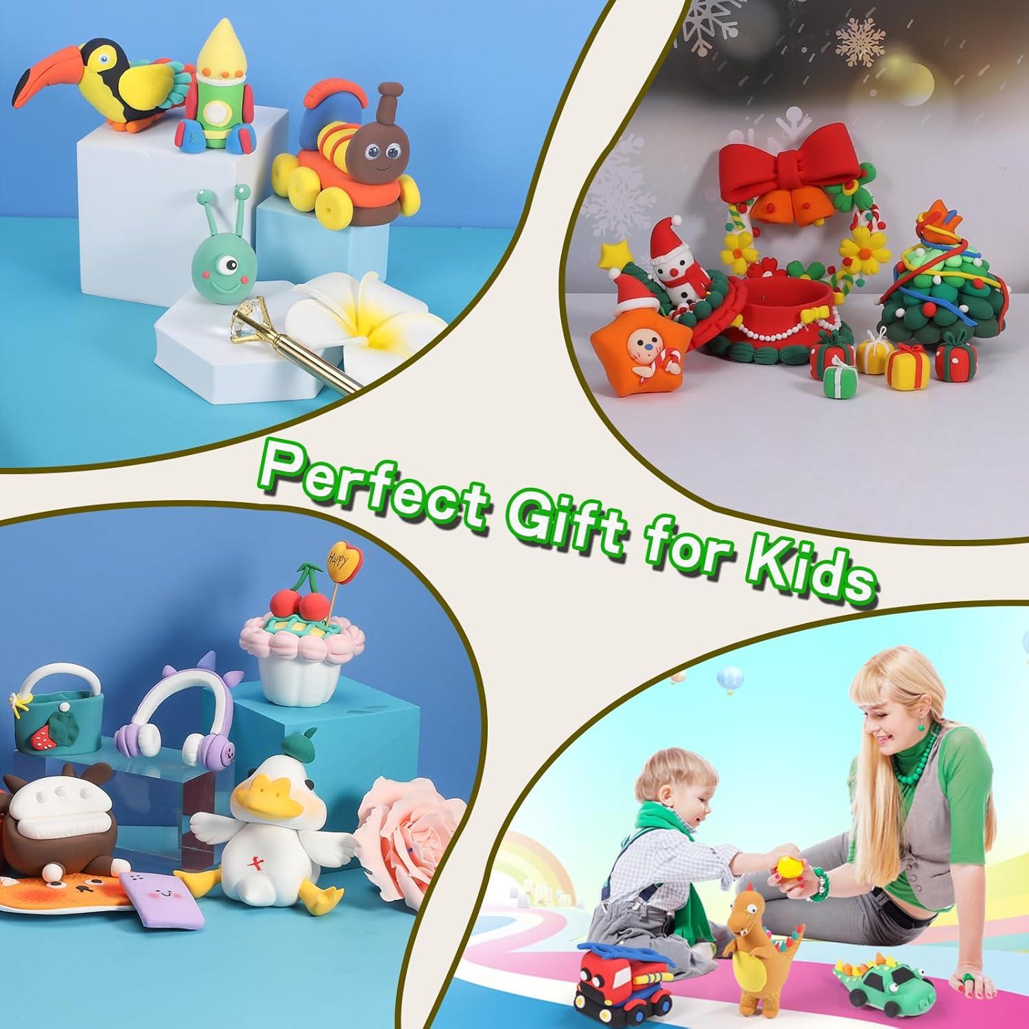 Kit de Arcilla Secada al Aire EDIFON - 36 Colores y Herramientas