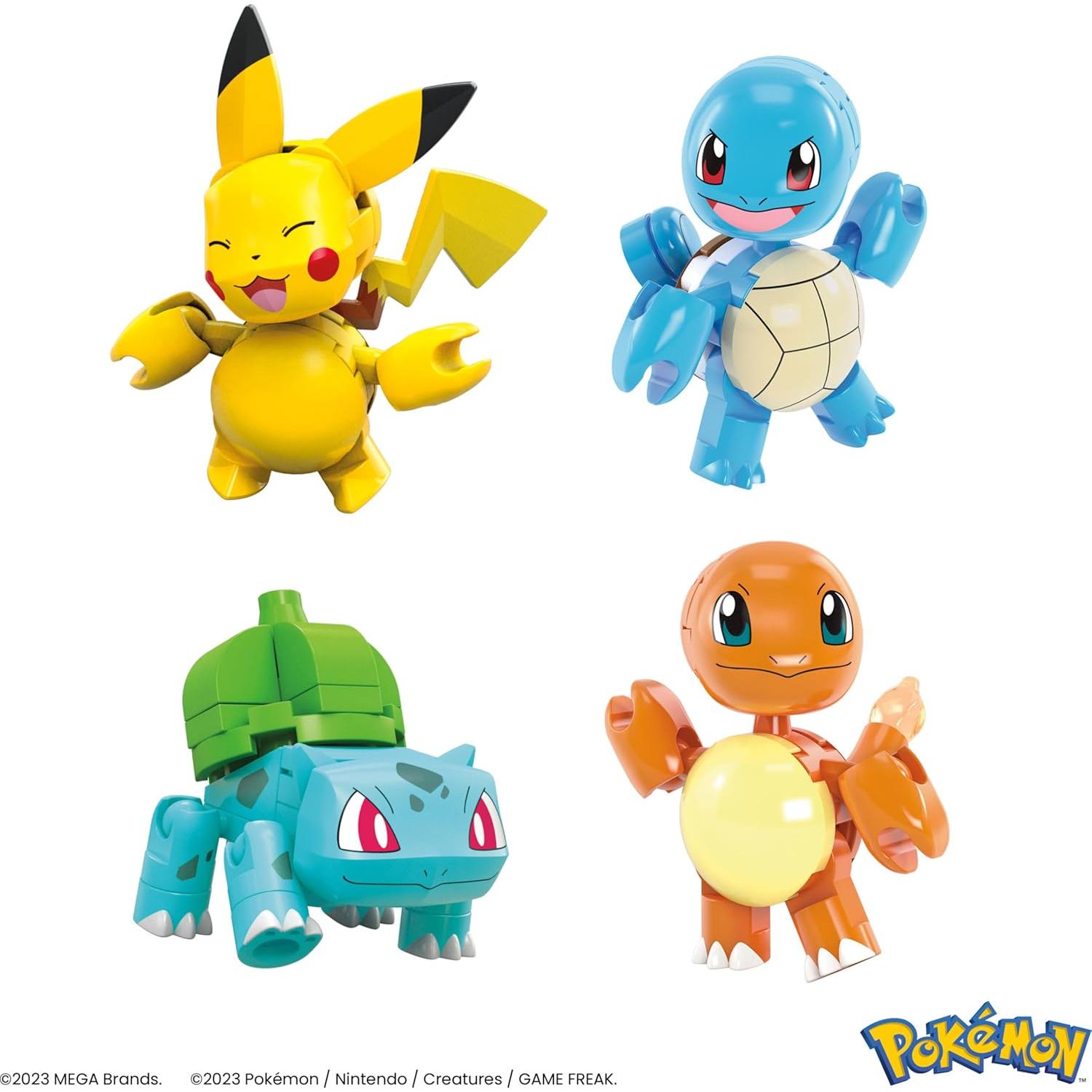 Paquete Entrenador Pokémon MATTEL 8 Figuras + Pokéballs